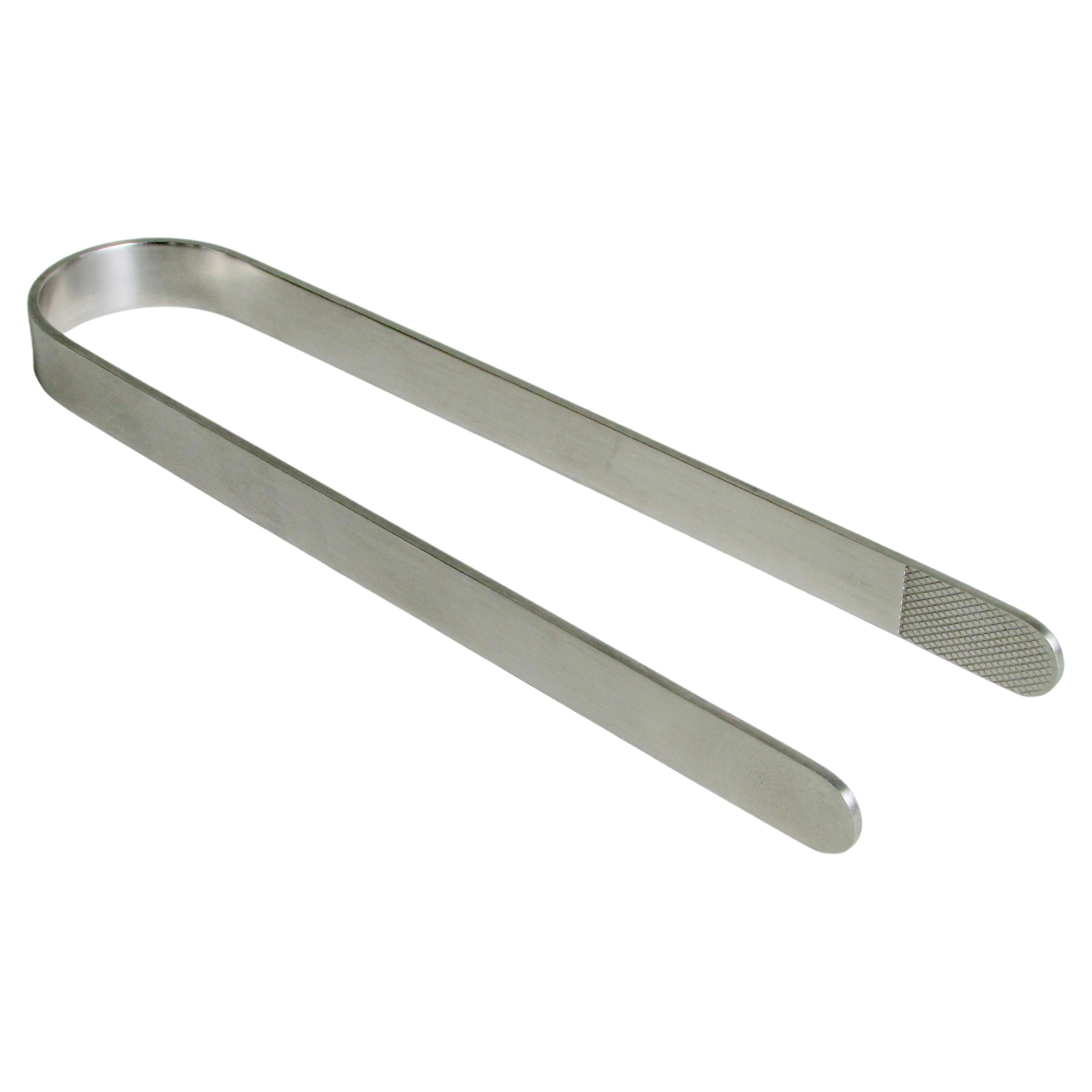 Arne Jacobsen design for Stelton Stainless Steel Ice Tongs, Denmark For Sale