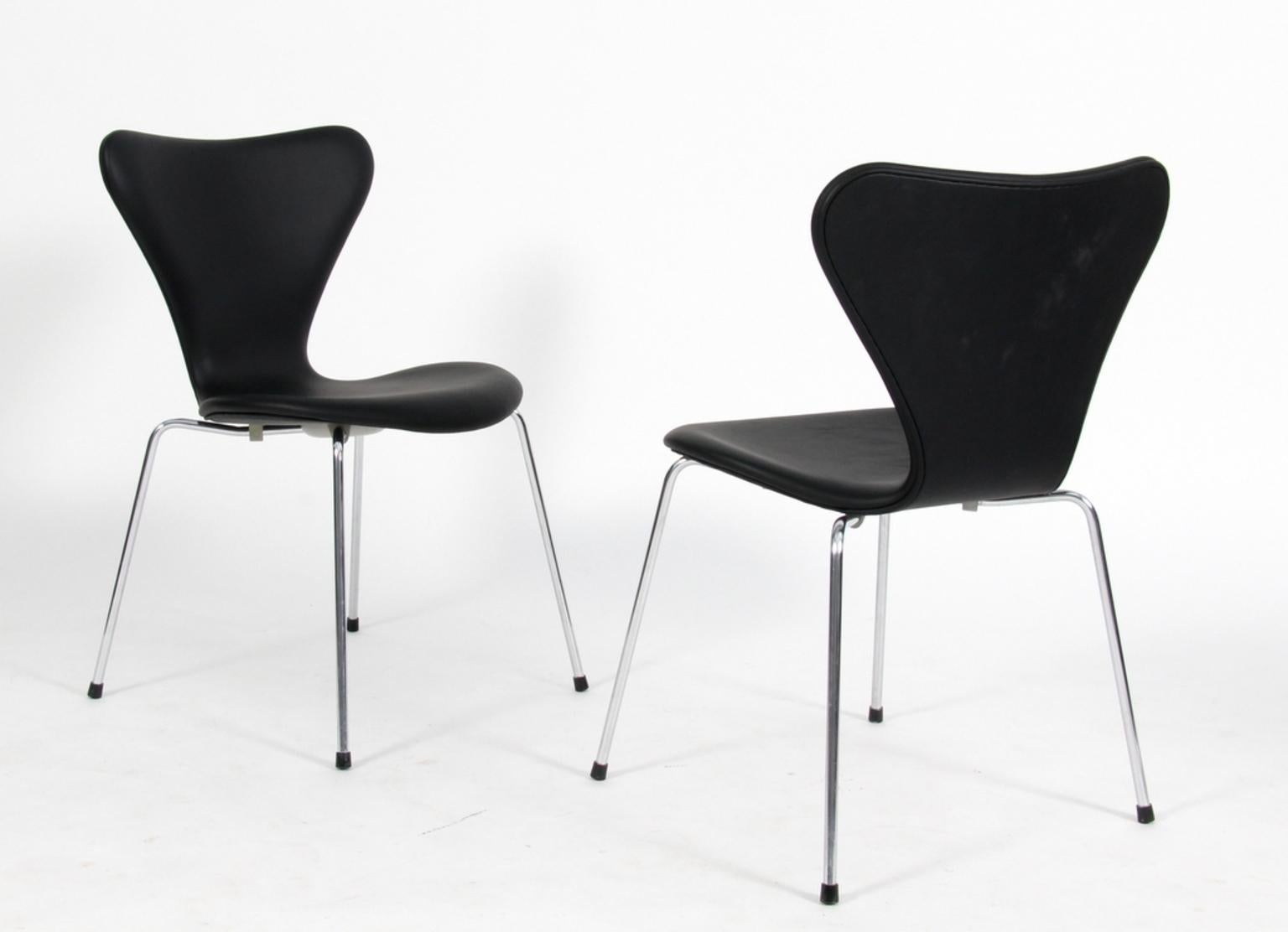 aniline leather dining chairs