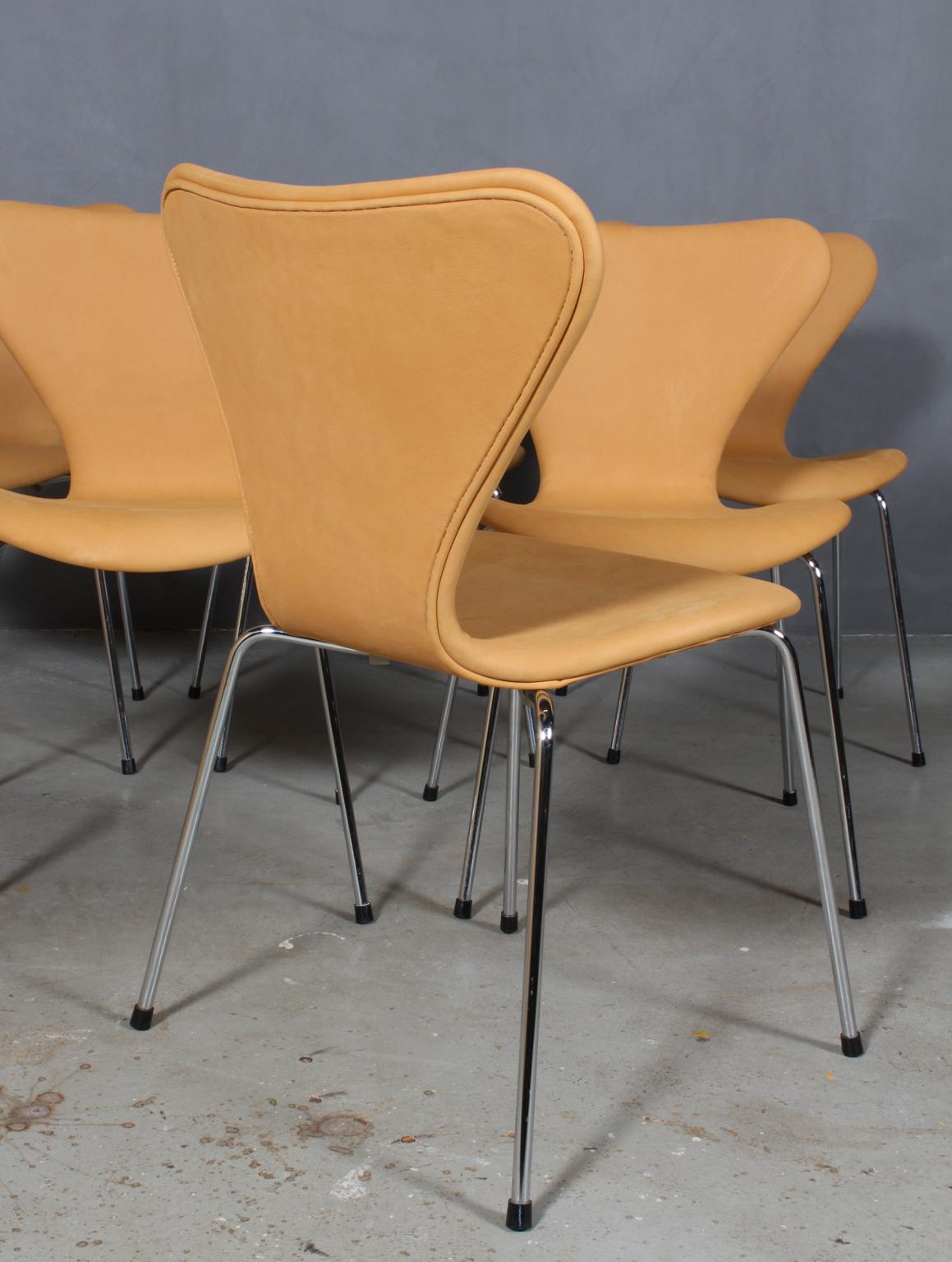 Leather Arne Jacobsen Dining Chair