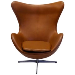 Vintage Arne Jacobsen Egg Chair by Fritz Hansen