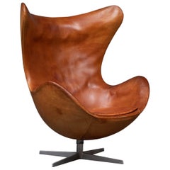 Arne Jacobsen Egg Chair by Fritz Hansen in Denmark, First Serie, 1960