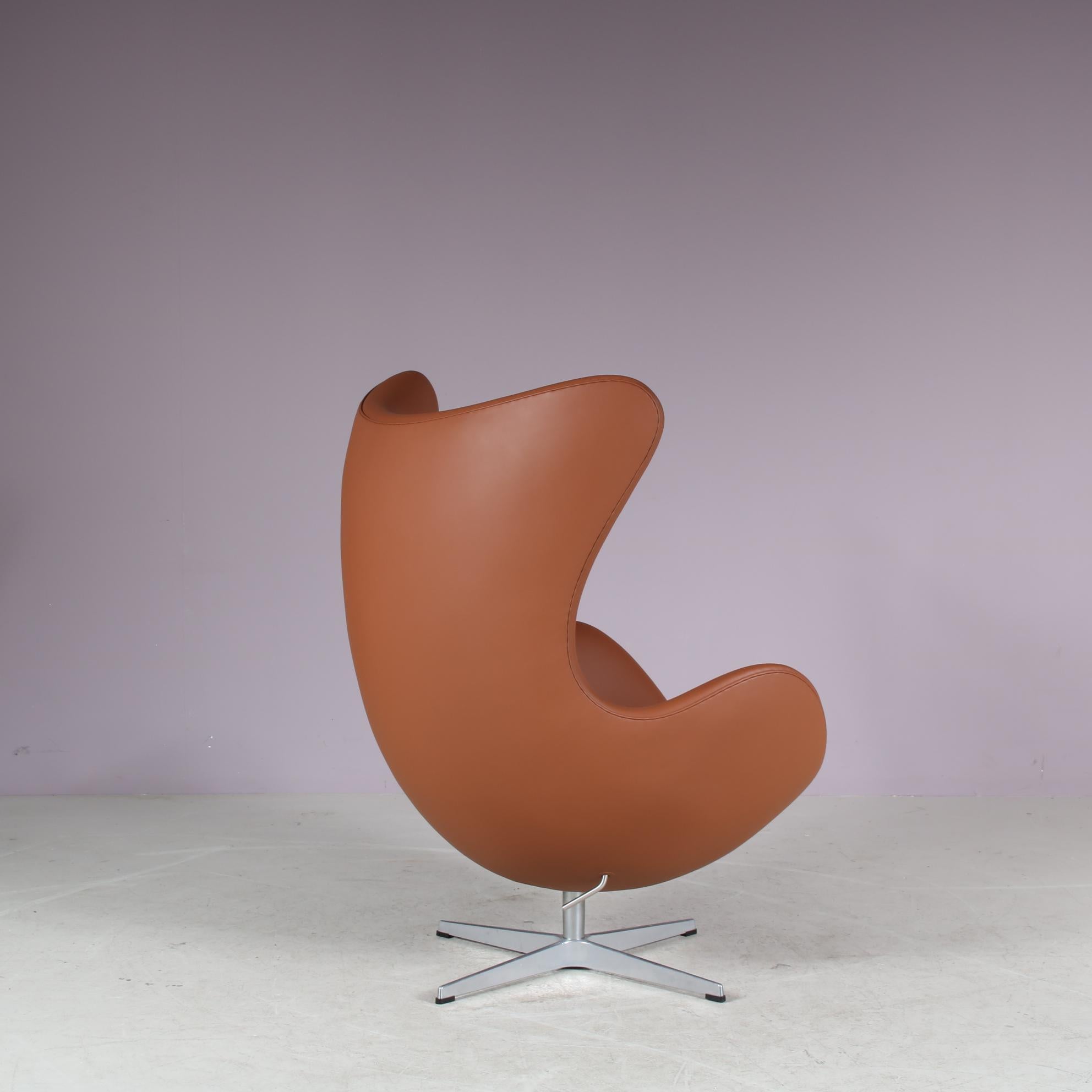 Arne Jacobsen Eierstuhl für Fritz Hansen, Dänemark 1980 im Angebot 3