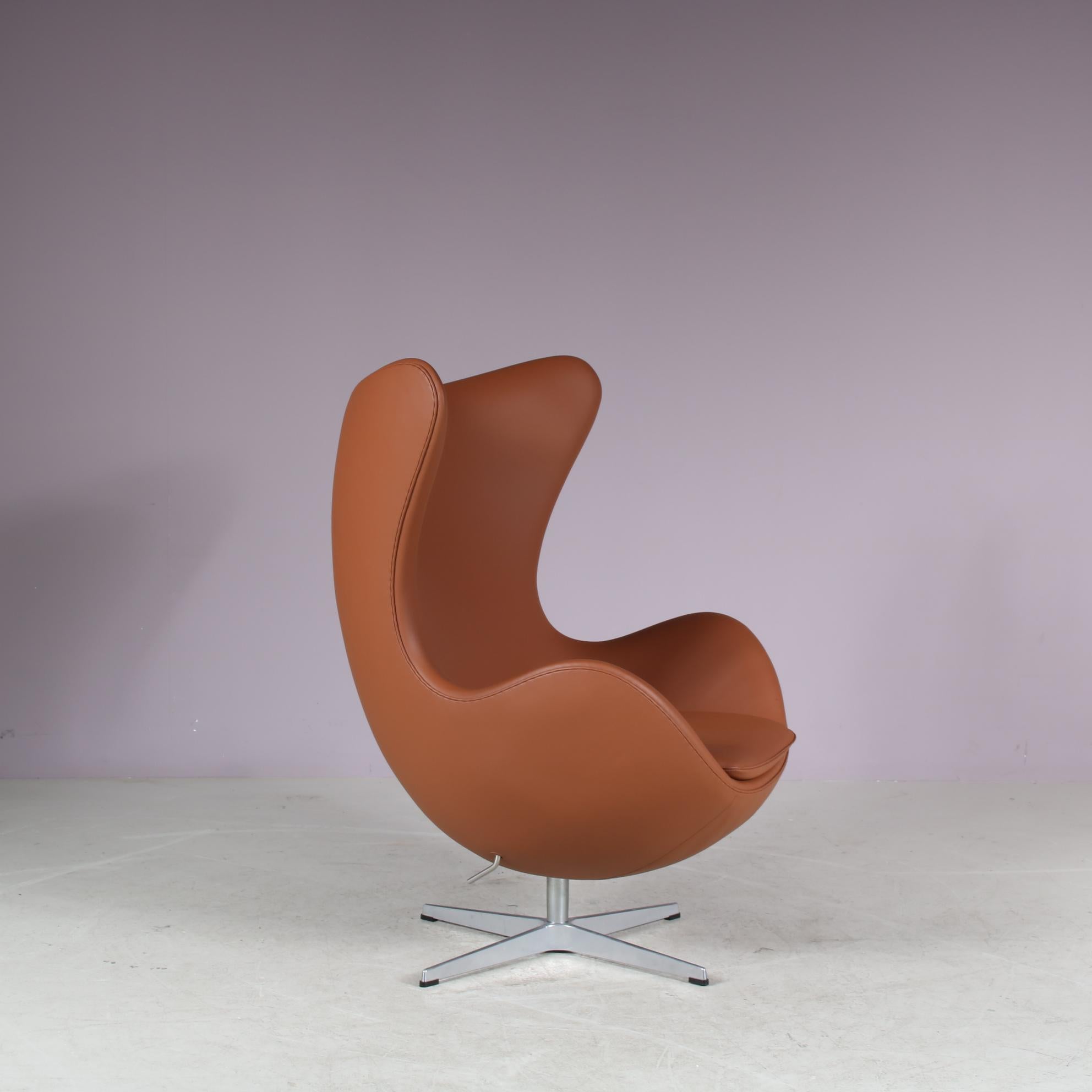Arne Jacobsen Eierstuhl für Fritz Hansen, Dänemark 1980 im Angebot 4