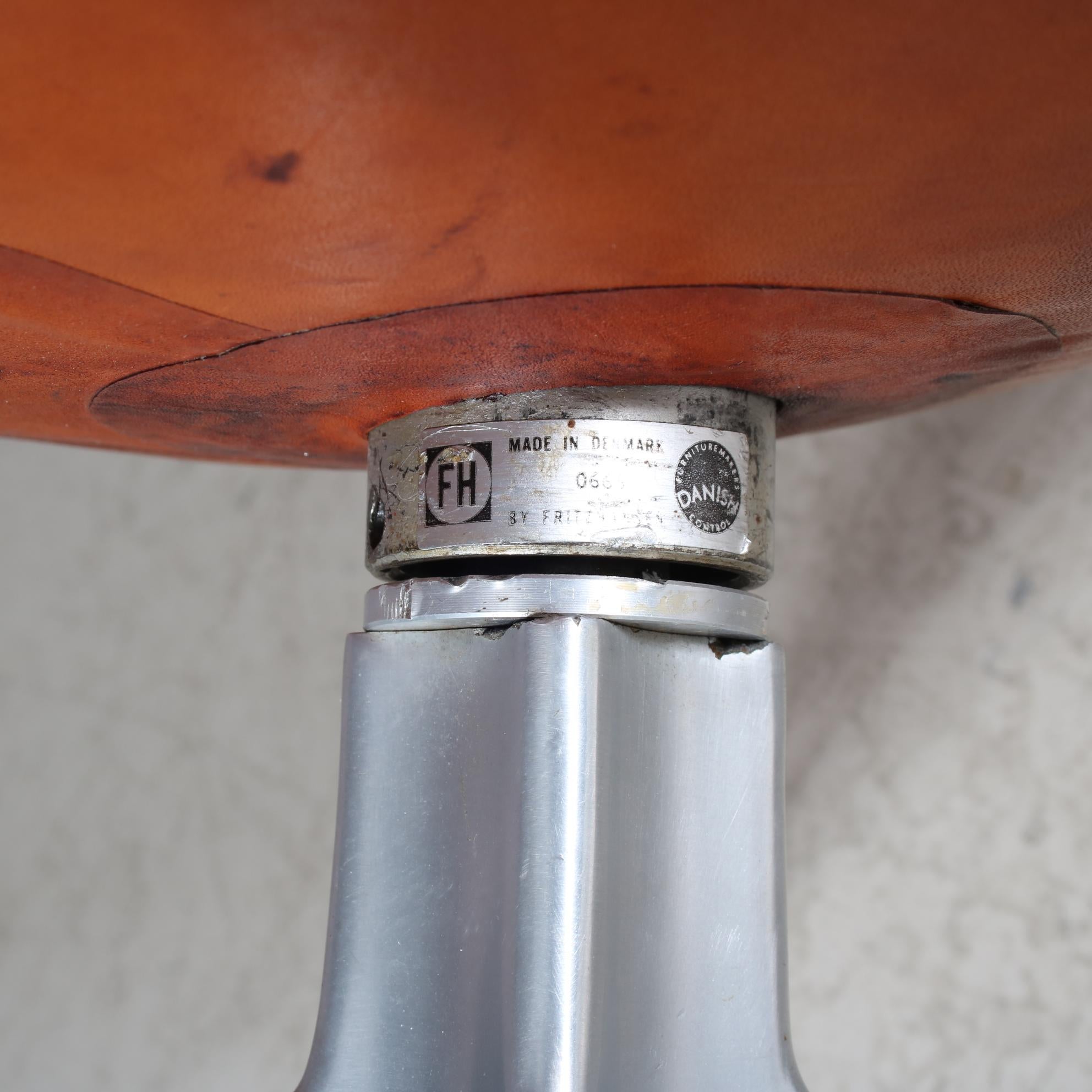 Chaise à œuf Arne Jacobsen pour Fritz Hansen, Danemark 1960 en vente 9