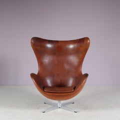 Chaise à œuf Arne Jacobsen pour Fritz Hansen, Danemark 1960