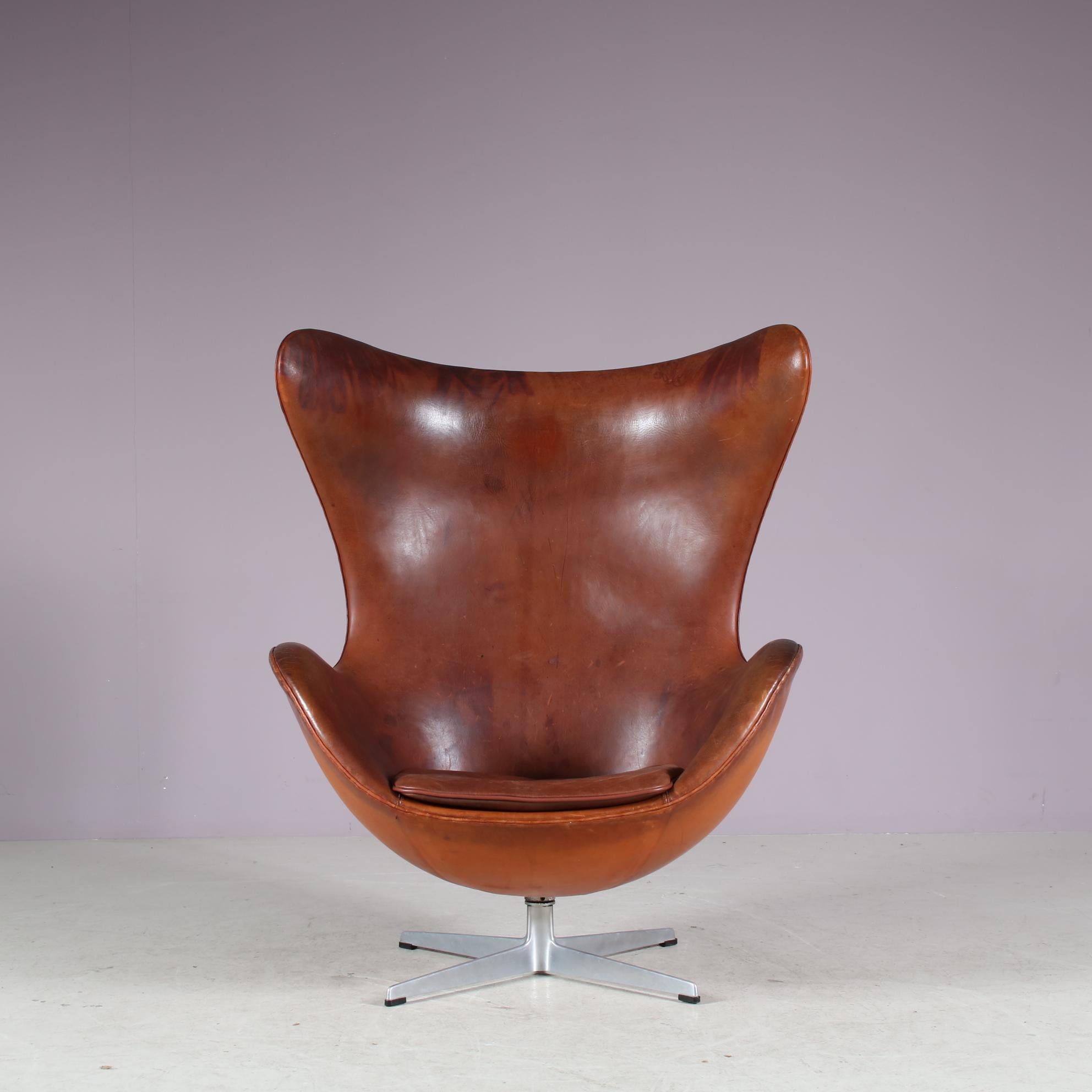 Mid-Century Modern Chaise à œuf Arne Jacobsen pour Fritz Hansen, Danemark 1960 en vente