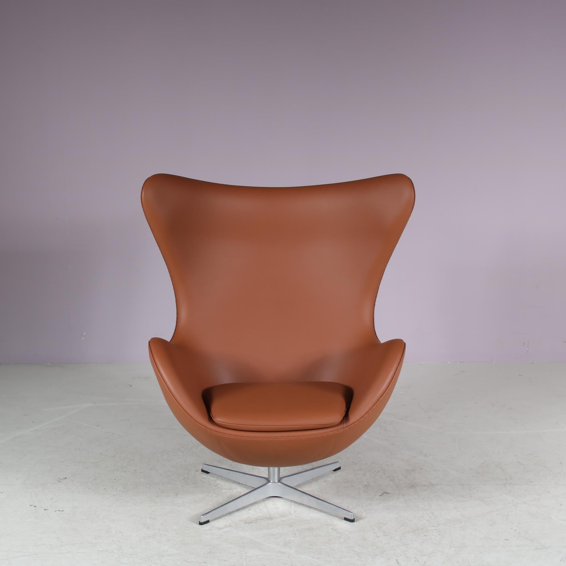 Arne Jacobsen Eierstuhl für Fritz Hansen, Dänemark 1980 (Dänisch) im Angebot