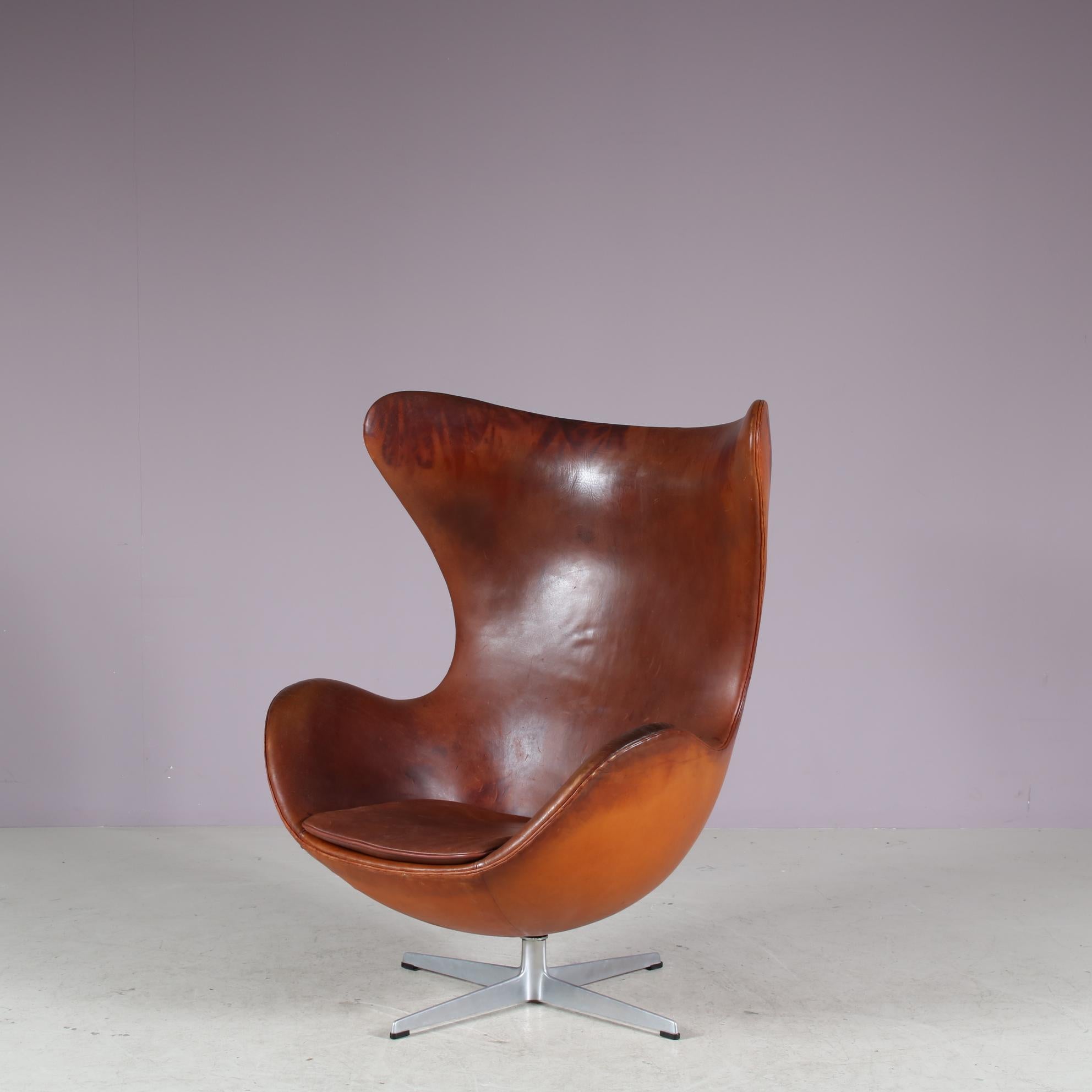 Danois Chaise à œuf Arne Jacobsen pour Fritz Hansen, Danemark 1960 en vente