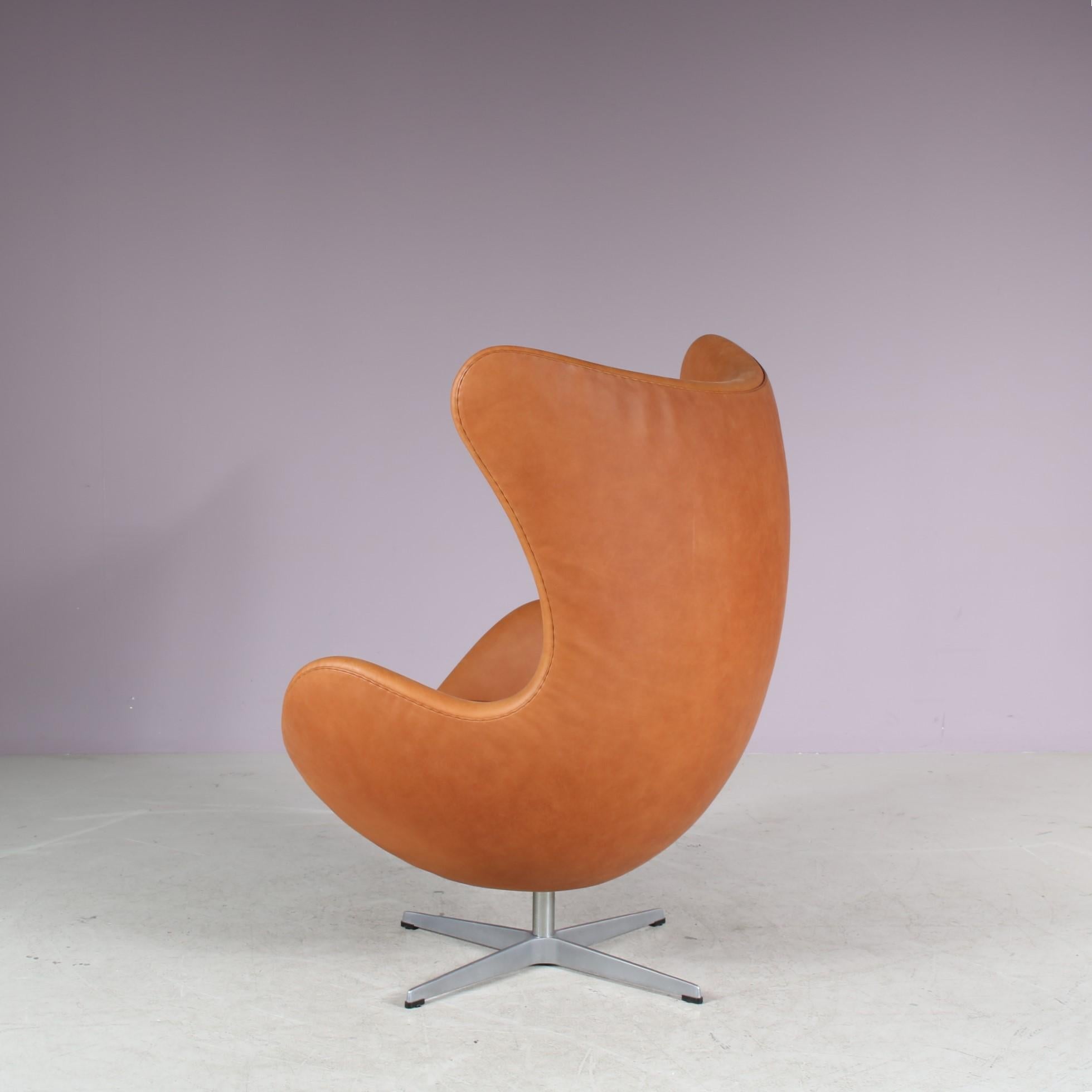 Metal Arne Jacobsen “Egg” Chair for Fritz Hansen, Denmark 1980