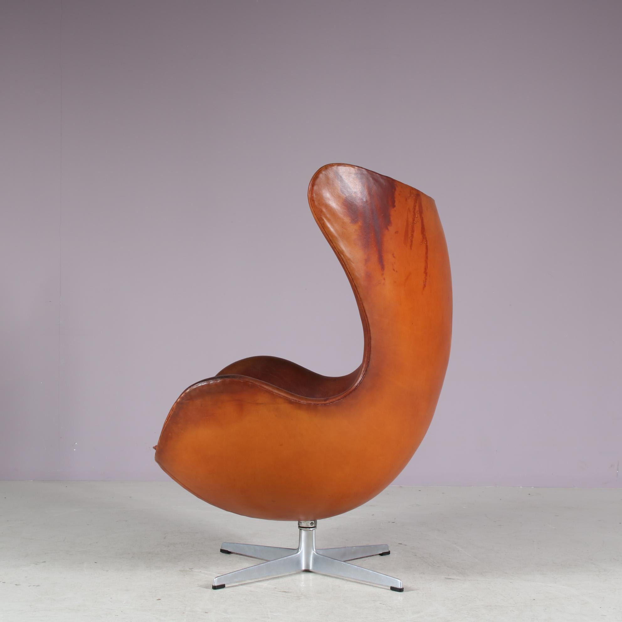 Métal Chaise à œuf Arne Jacobsen pour Fritz Hansen, Danemark 1960 en vente