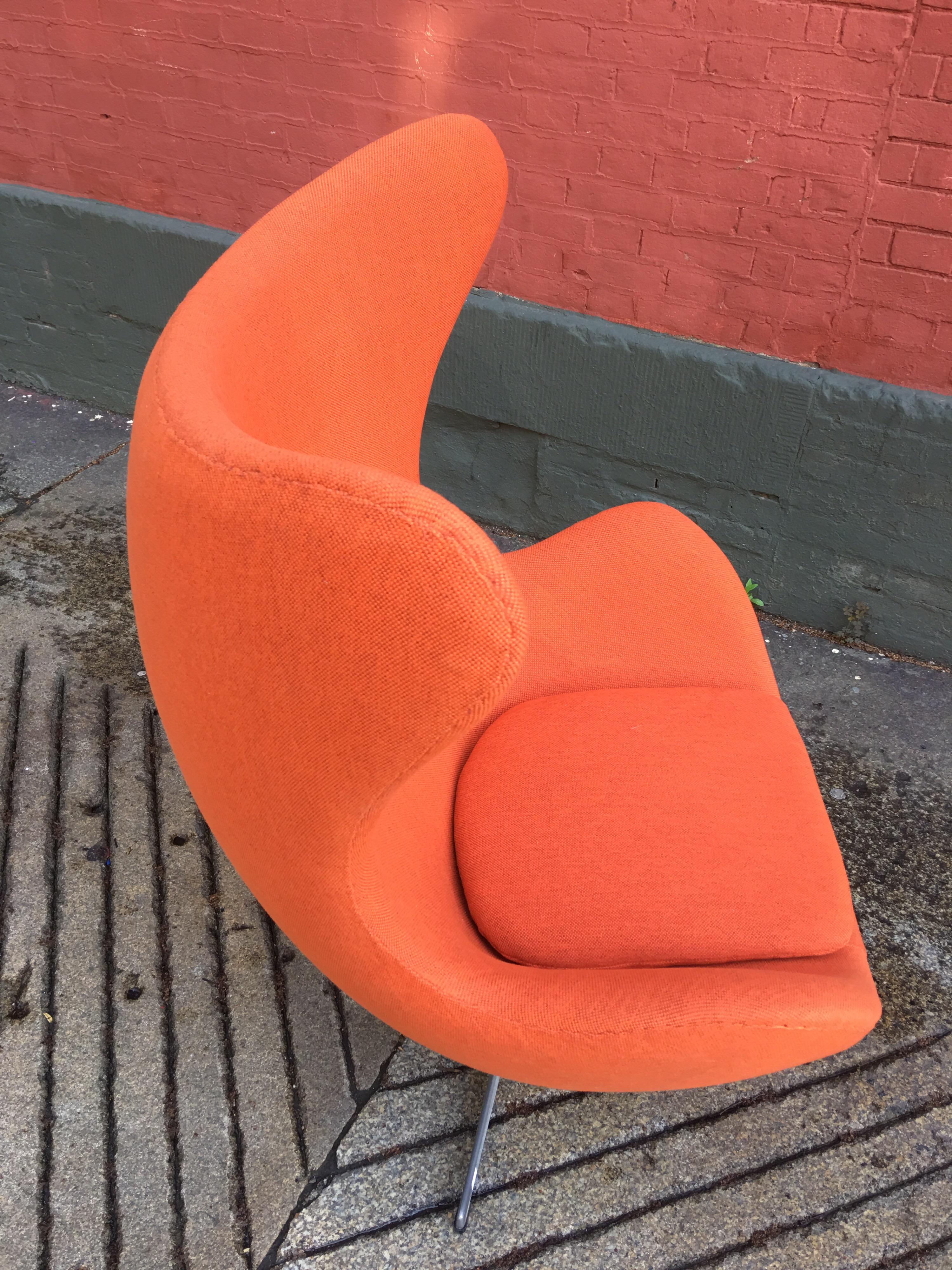 Danish Arne Jacobsen Egg Chair for Fritz Hansen in Any Fabric