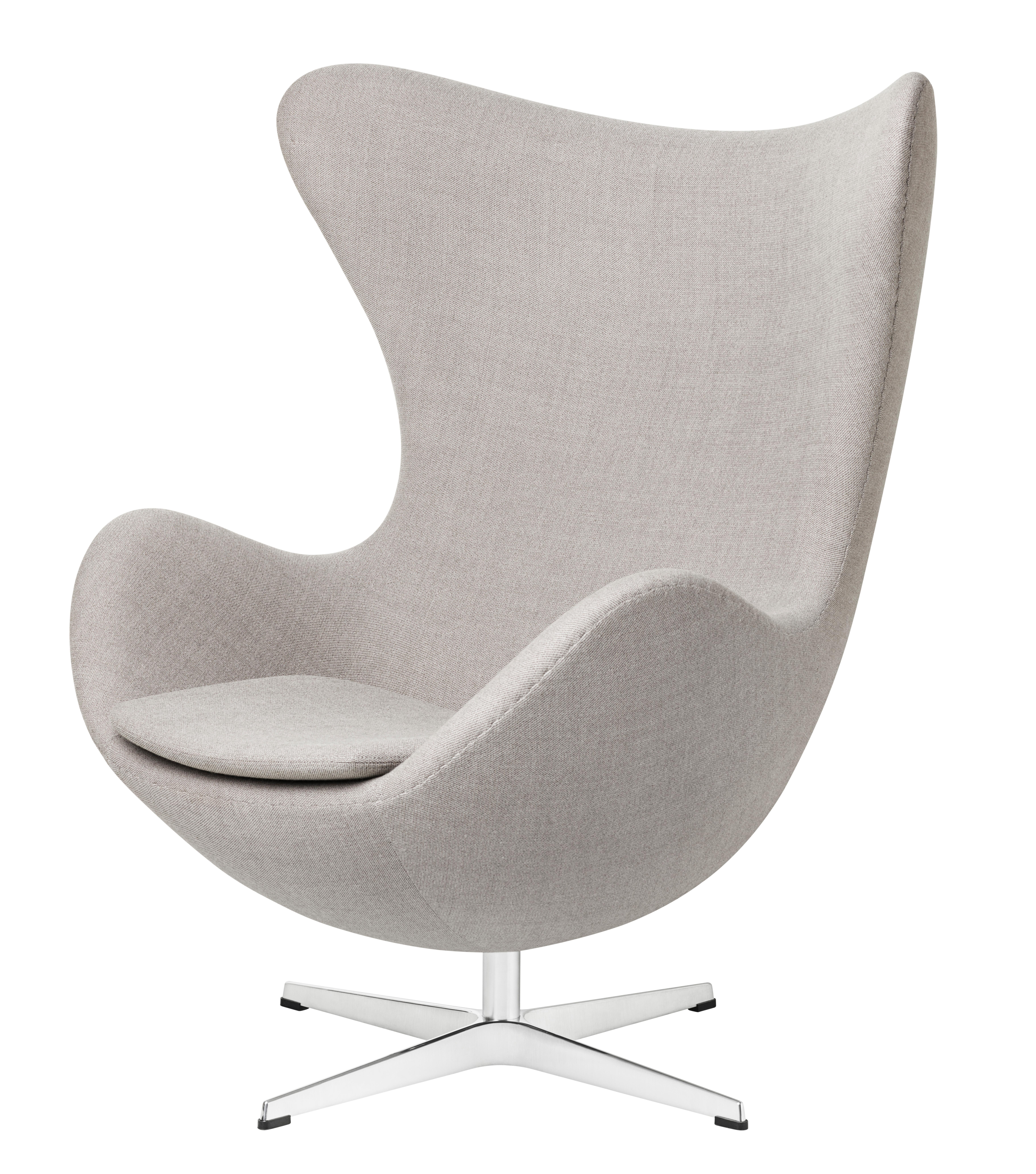 Arne Jacobsen 'Egg' Chair for Fritz Hansen in Fabric Upholstery (Cat. 1) For Sale 2