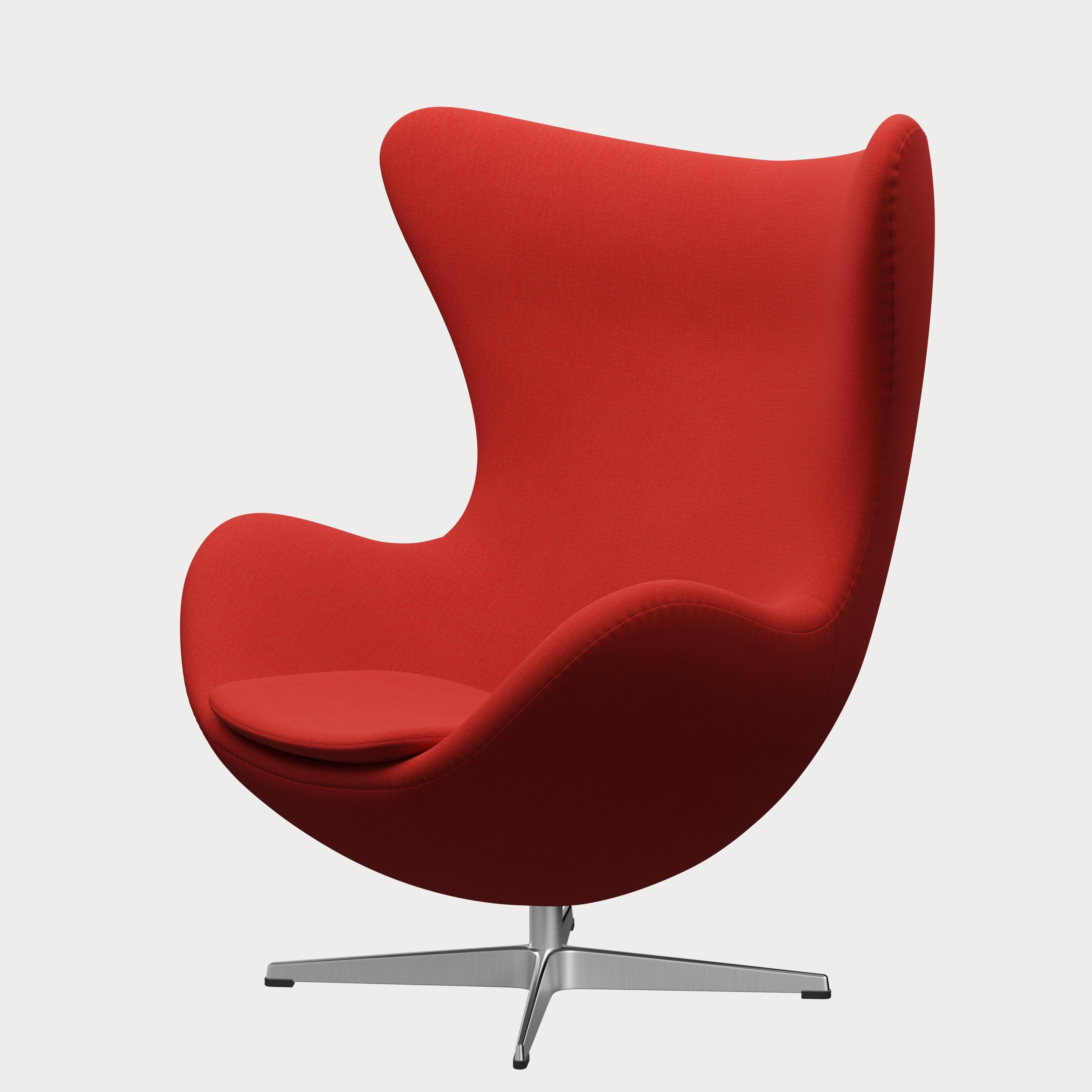 Arne Jacobsen 'Egg' Chair for Fritz Hansen in Fabric Upholstery (Cat. 1) In New Condition For Sale In Glendale, CA