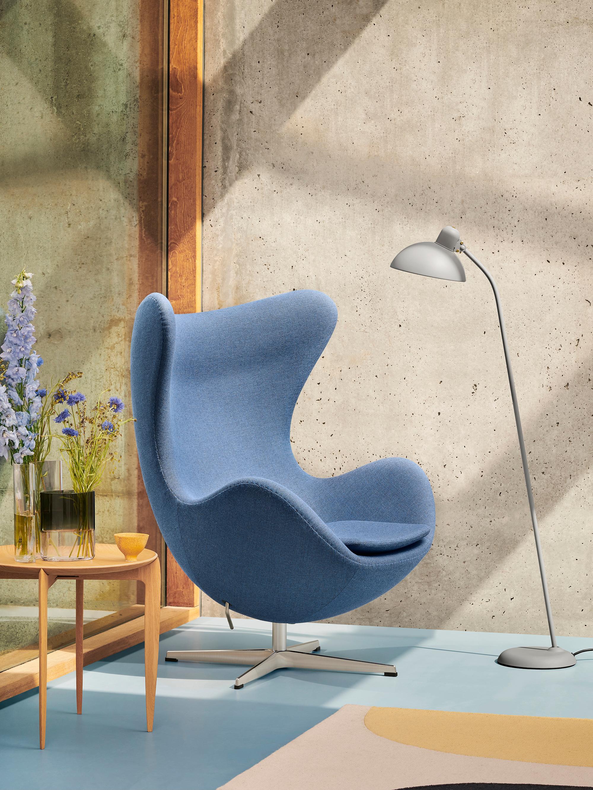 Arne Jacobsen 'Egg' Chair for Fritz Hansen in Fabric Upholstery (Cat. 2).

Established in 1872, Fritz Hansen has become synonymous with legendary Danish design. Combining timeless craftsmanship with an emphasis on sustainability, the brand’s