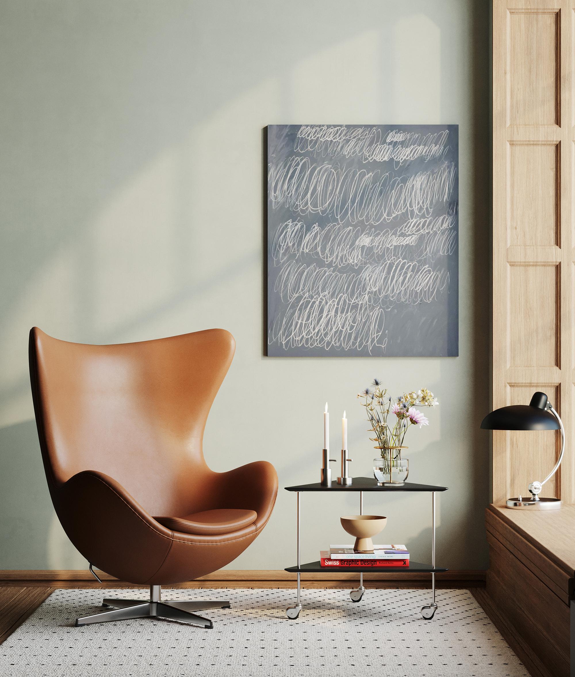 Arne Jacobsen „Egg“-Stuhl für Fritz Hansen mit Lederpolsterung (Cat. 4) im Zustand „Neu“ im Angebot in Glendale, CA