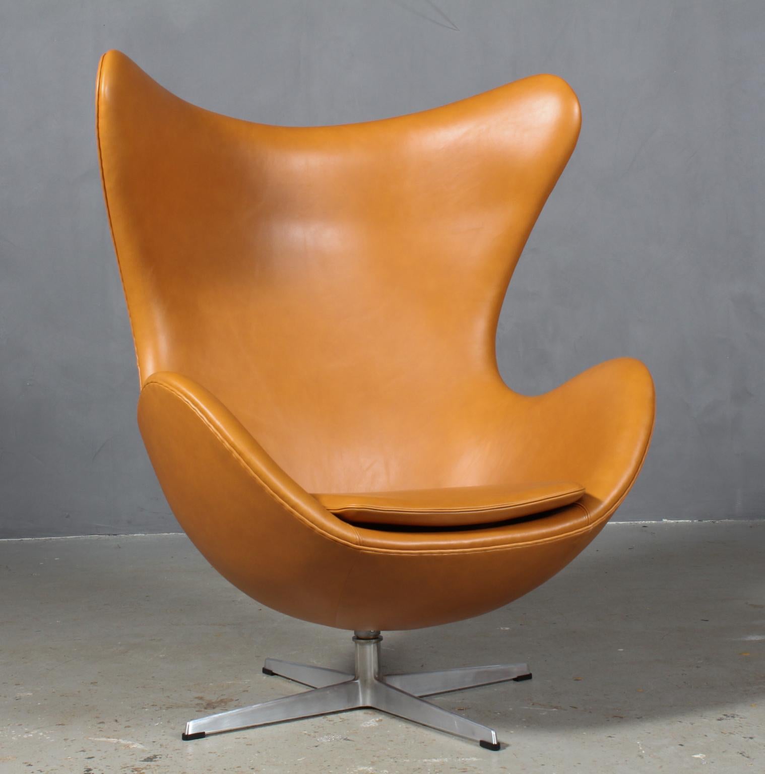 Scandinavian Modern Arne Jacobsen Egg Chairs from Hotel Royal