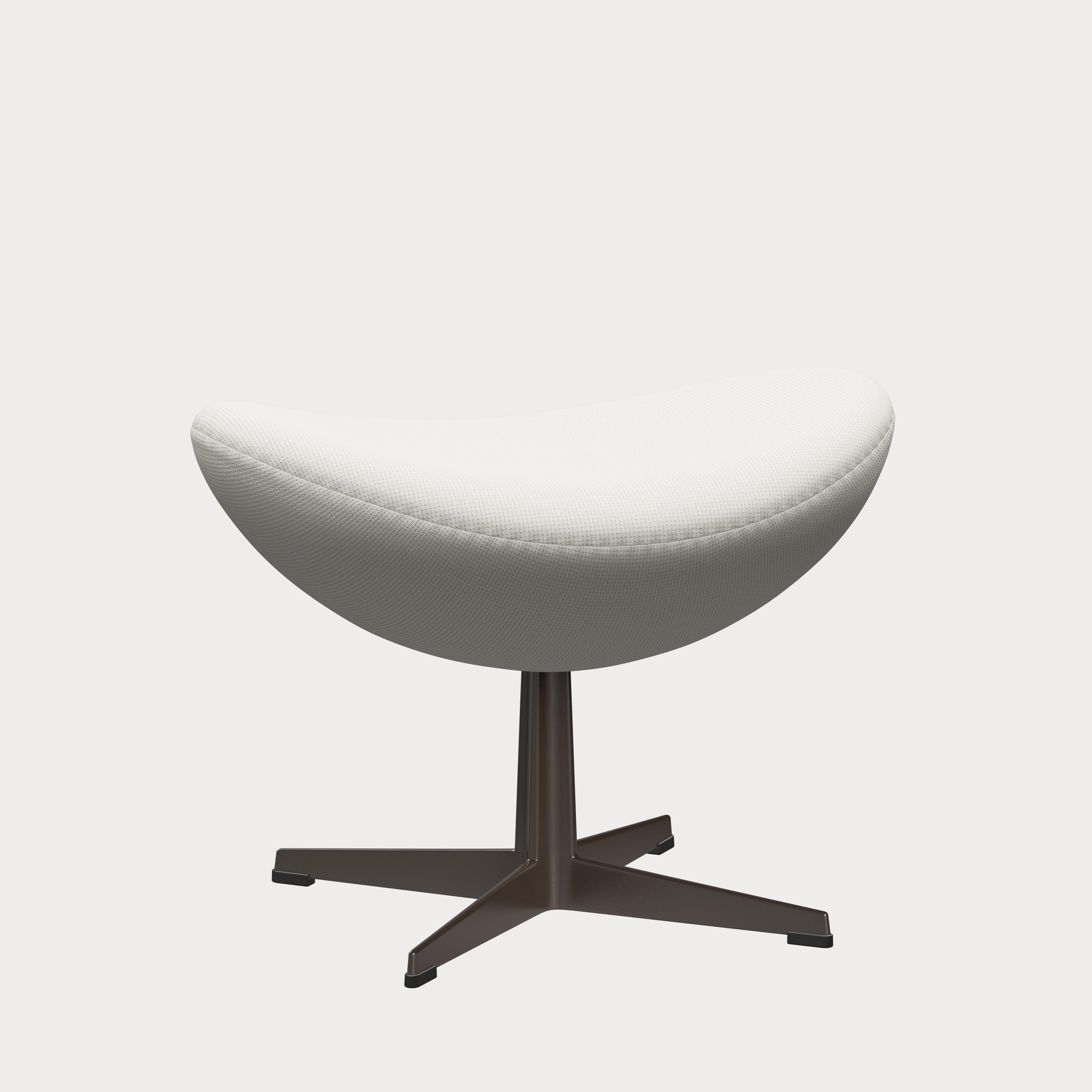Arne Jacobsen 'Egg' Footstool for Fritz Hansen in Fabric Upholstery (Cat. 1) For Sale 4
