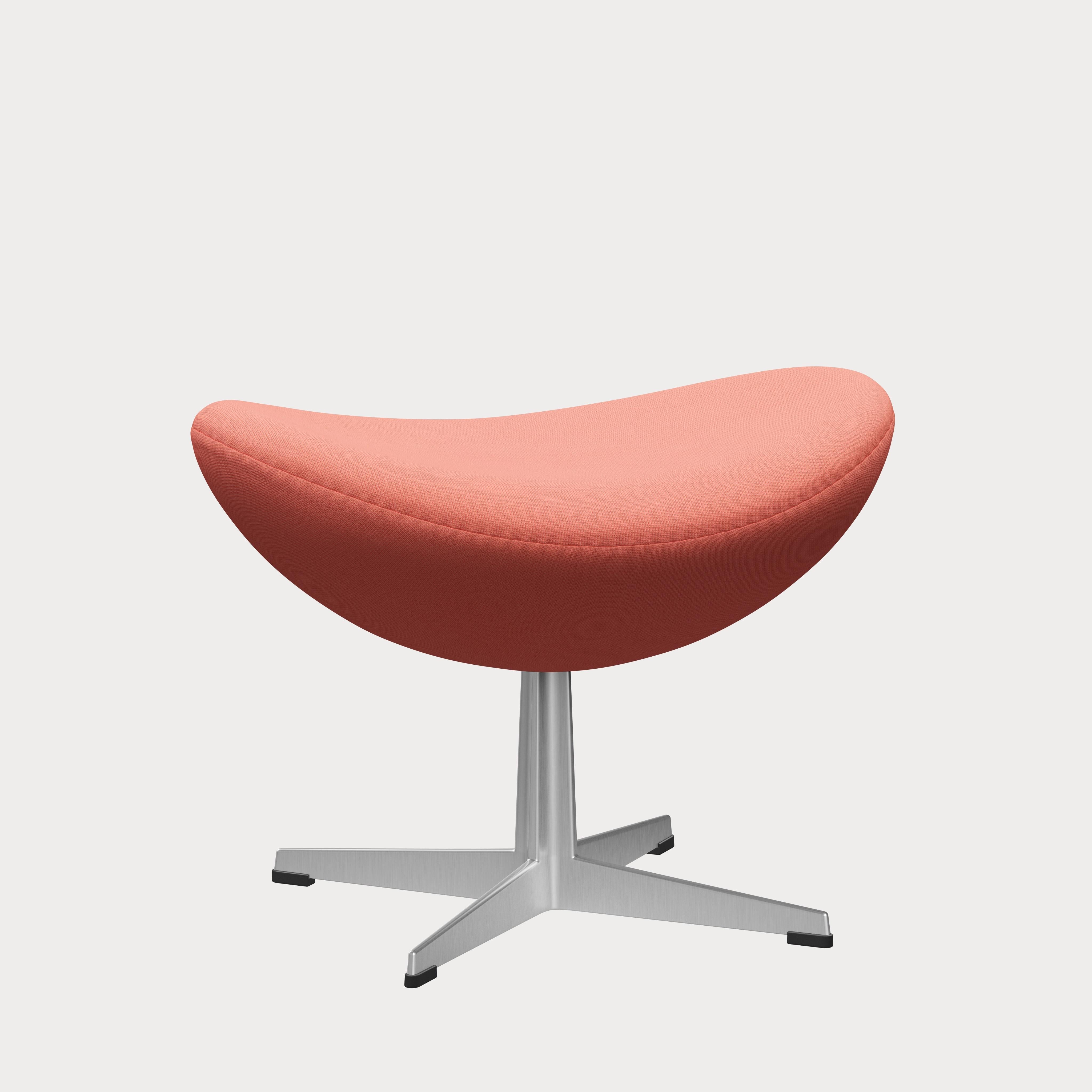 Arne Jacobsen 'Egg' Footstool for Fritz Hansen in Fabric Upholstery (Cat. 1) For Sale 5