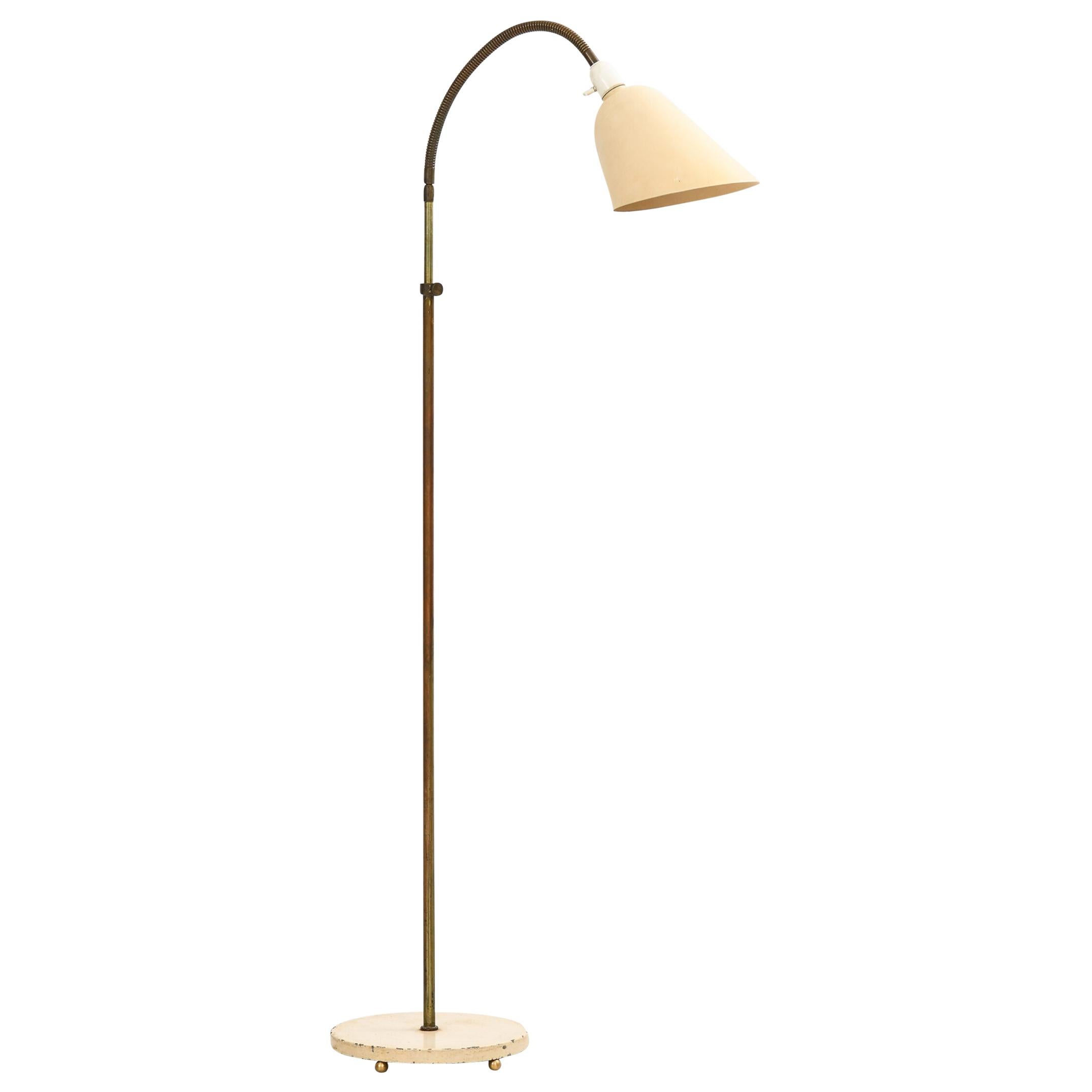 Arne Jacobsen Floor Lamp Produced by Louis Poulsen in Denmark For Sale