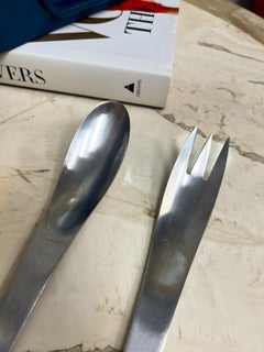 Arne Jacobsen for a Michelsen Stainless Server Set Denmark Matte - a Set of 2