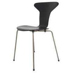 Arne Jacobsen for Fritz Hansen Black Wooden "Mosquito" Chair, Denmark, 1960's
