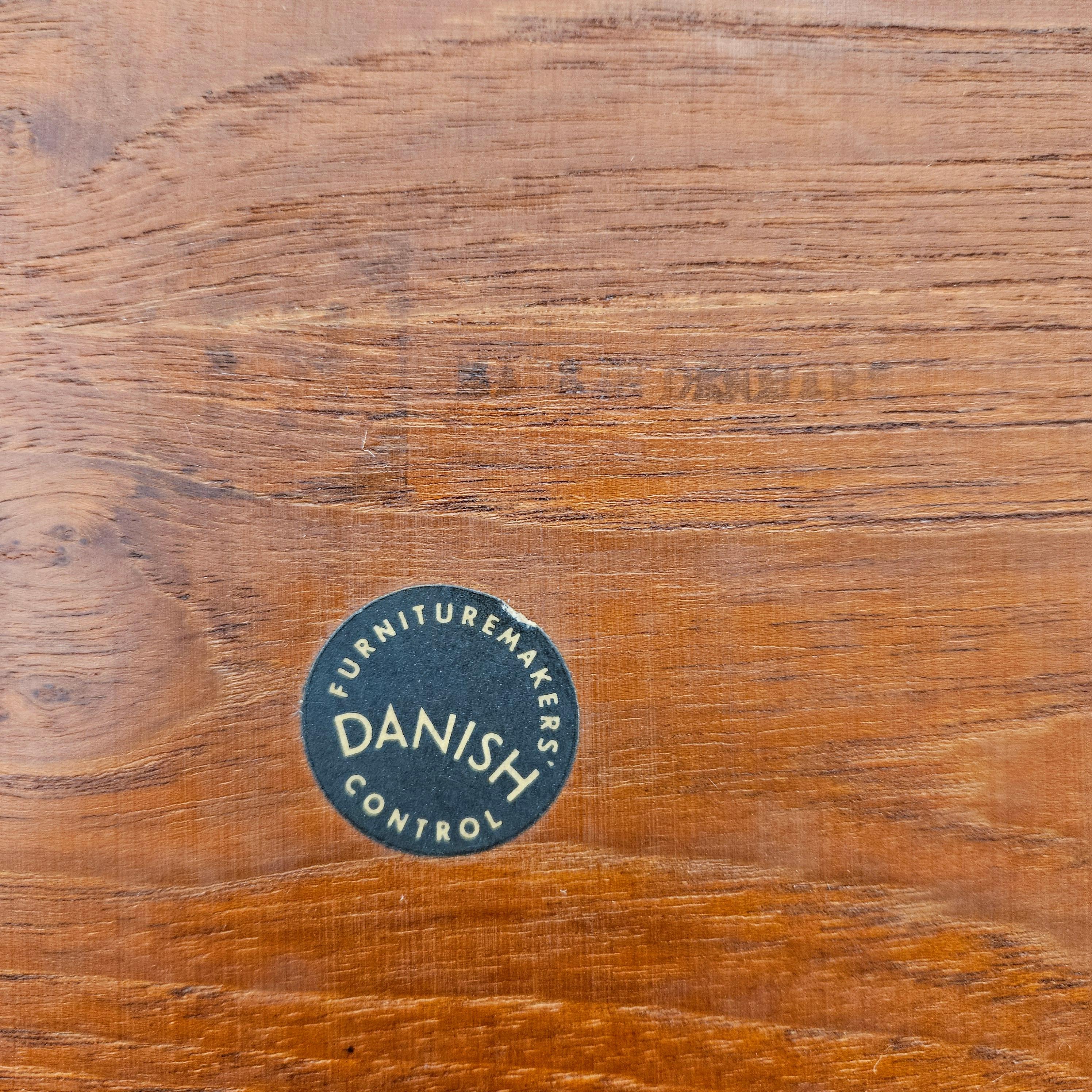 Arne Jacobsen for Fritz Hansen Danish Teak Egg Table 4