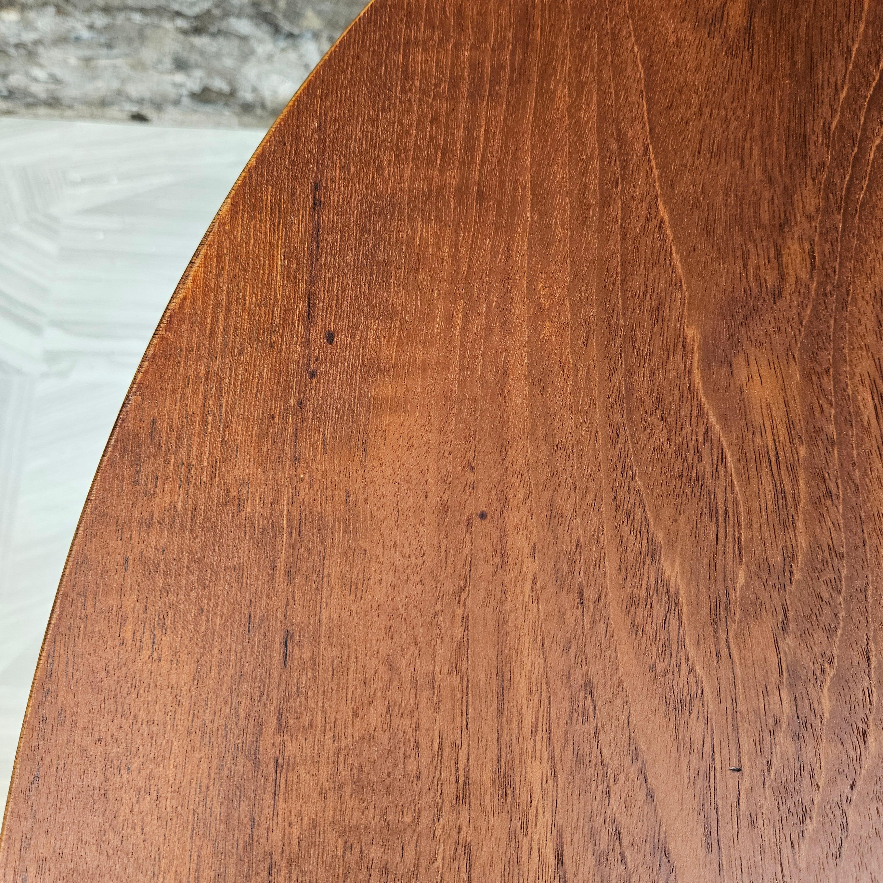 Arne Jacobsen for Fritz Hansen Danish Teak Egg Table 2