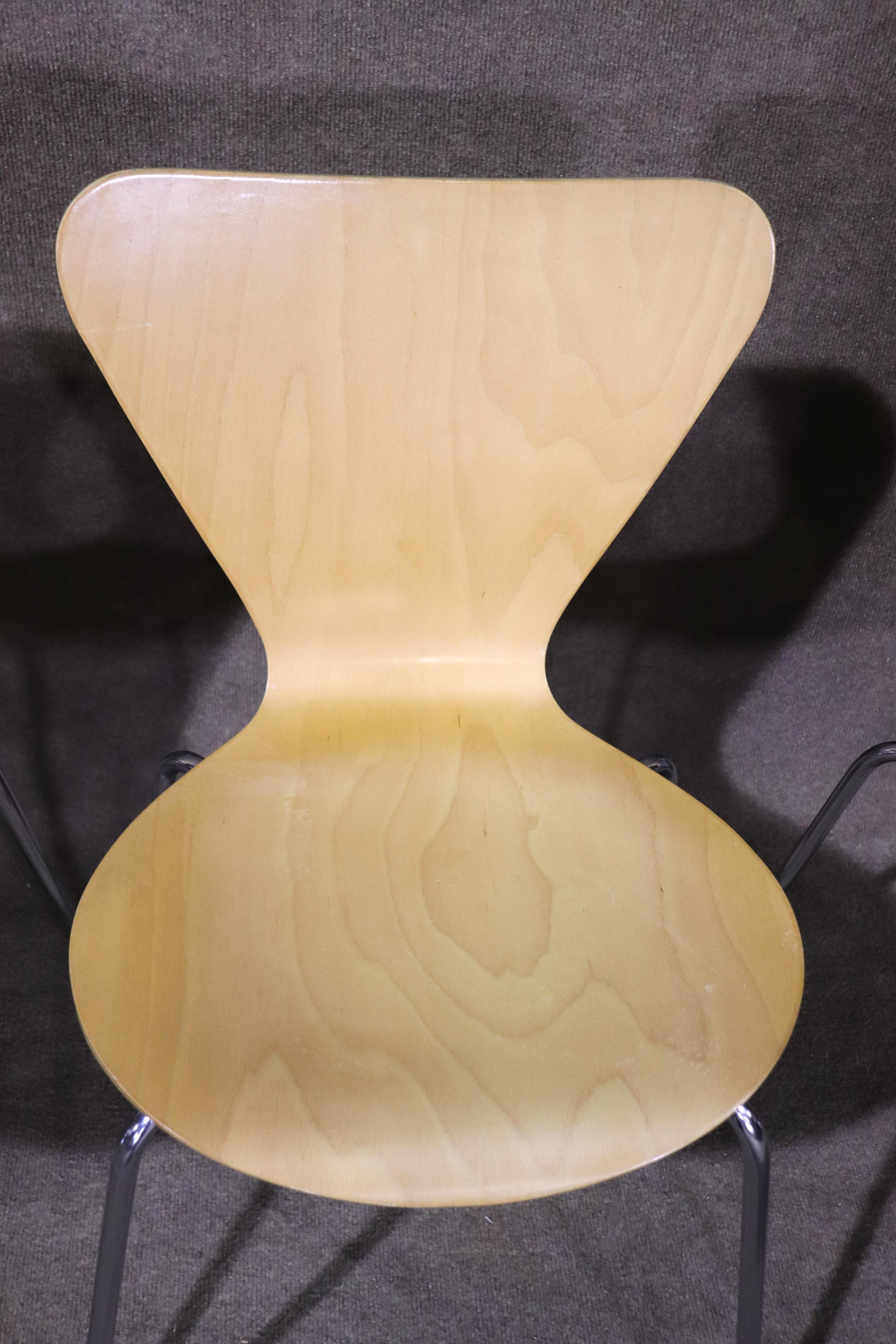 20ième siècle Chaises de salle à manger Arne Jacobsen pour Fritz Hansen en vente