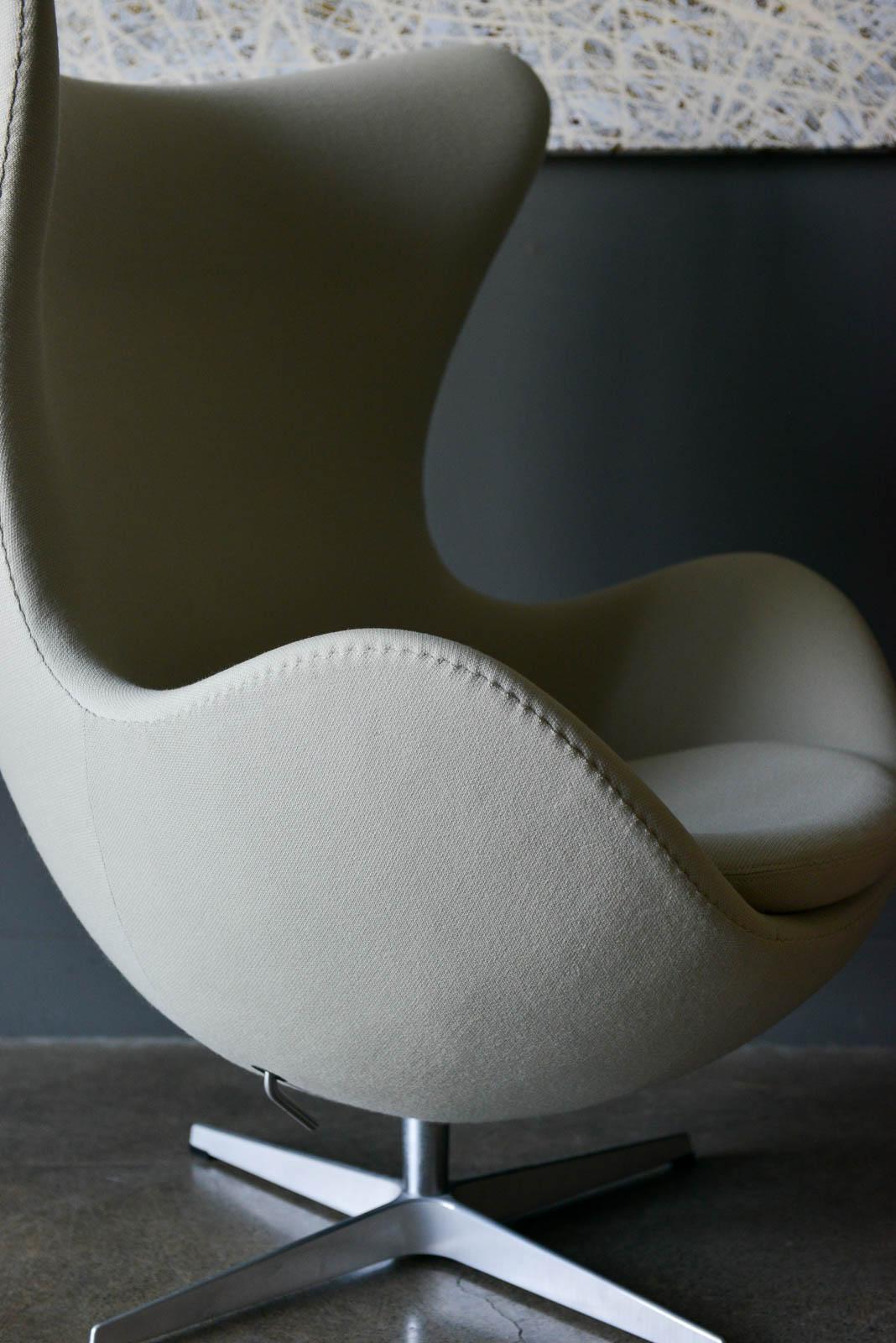 Fabric Arne Jacobsen for Fritz Hansen Egg Chair, 1958