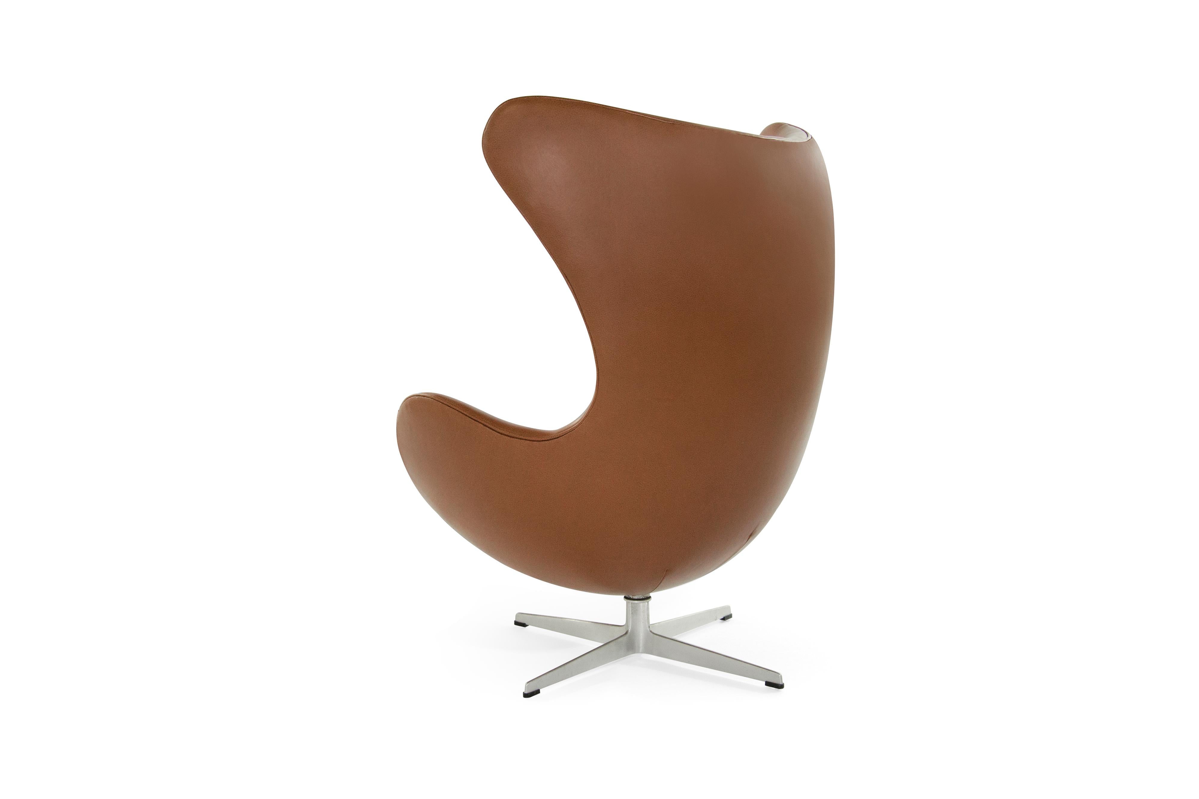 Scandinavian Modern Arne Jacobsen for Fritz Hansen Egg Chair, Denmark, 1966