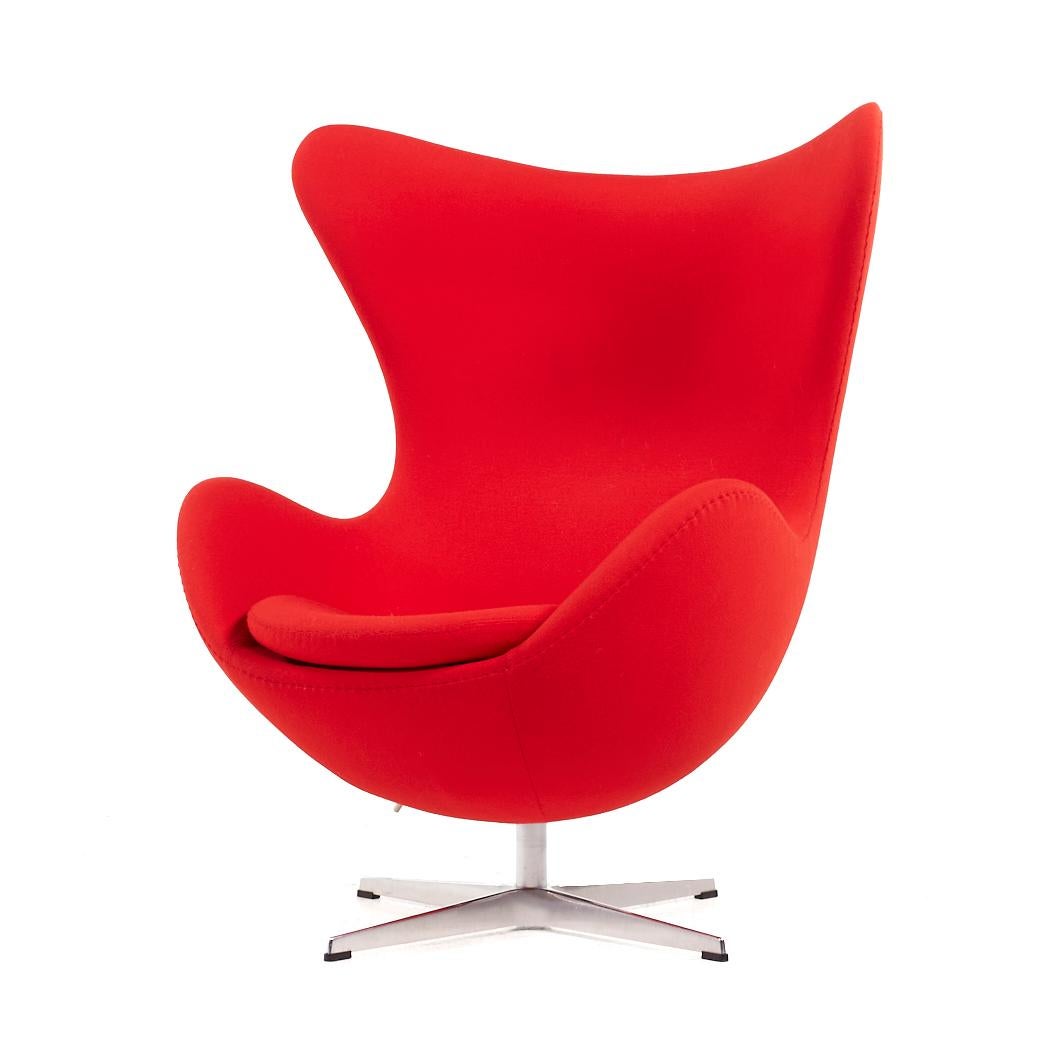 Arne Jacobsen für Fritz Hansen: Eierstuhl aus der Mitte des Jahrhunderts (Moderne der Mitte des Jahrhunderts) im Angebot