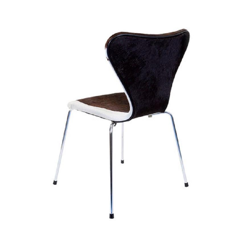 Arne Jacobsen for Fritz Hansen Model 3107 Cowhide Chairs, Set of 6 2
