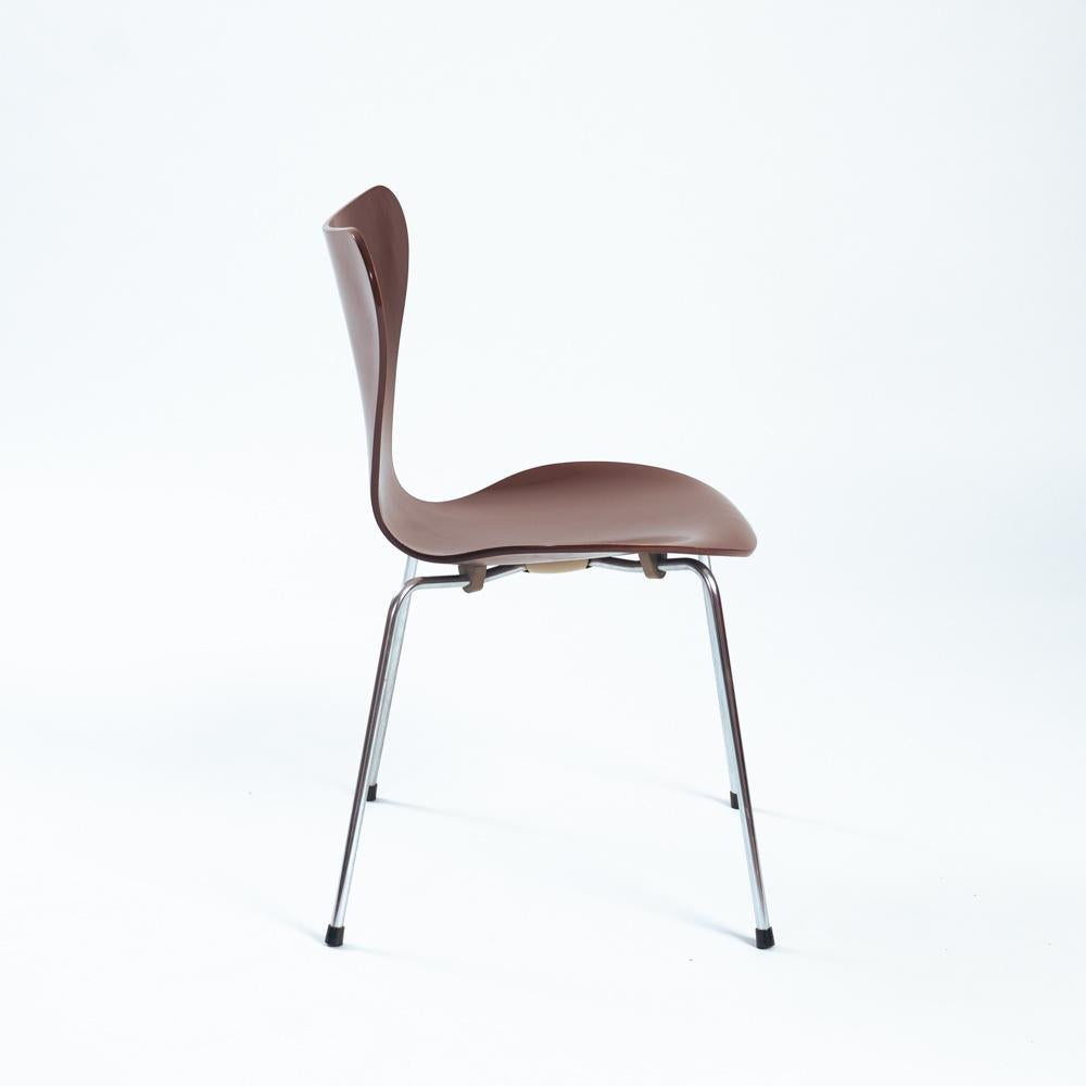 Arne Jacobsen para Fritz Hansen, serie 7 Sillas Butterfly mediados del siglo XX