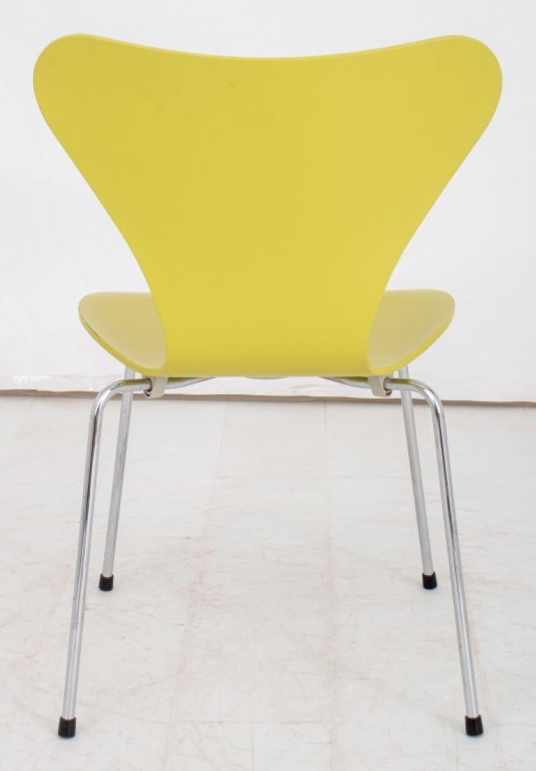 Chrome Arne Jacobsen for Fritz Hansen Series 7 Chair For Sale