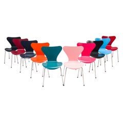 Chaises de salle à manger Series 7 d'Arne Jacobsen pour Fritz Hansen, lot de 10