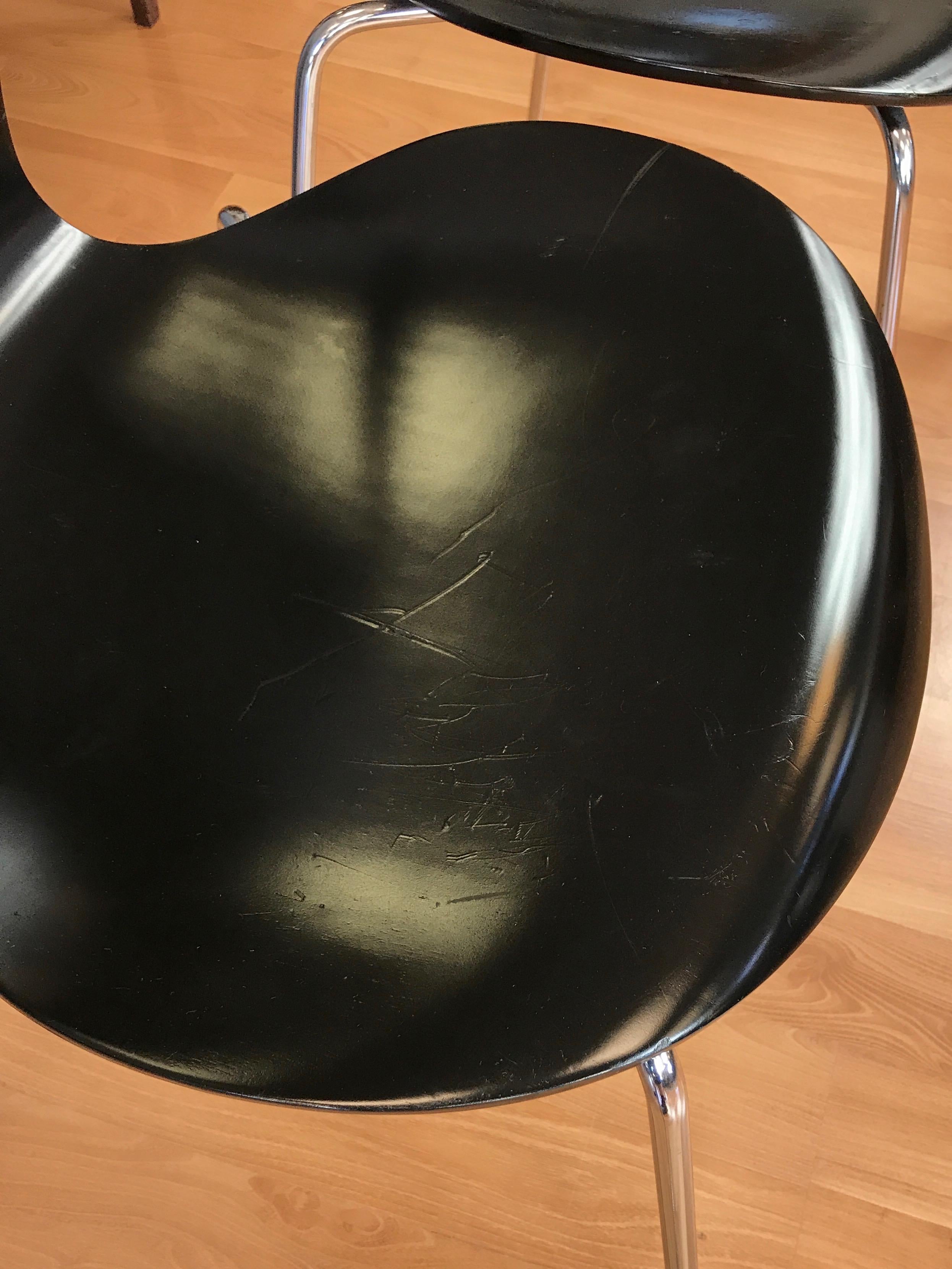 Arne Jacobsen for Fritz Hansen Series 7 Side Chairs, Set of Six 13