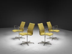 Arne Jacobsen for Fritz Hansen Set of Four 'Oxford' Chairs