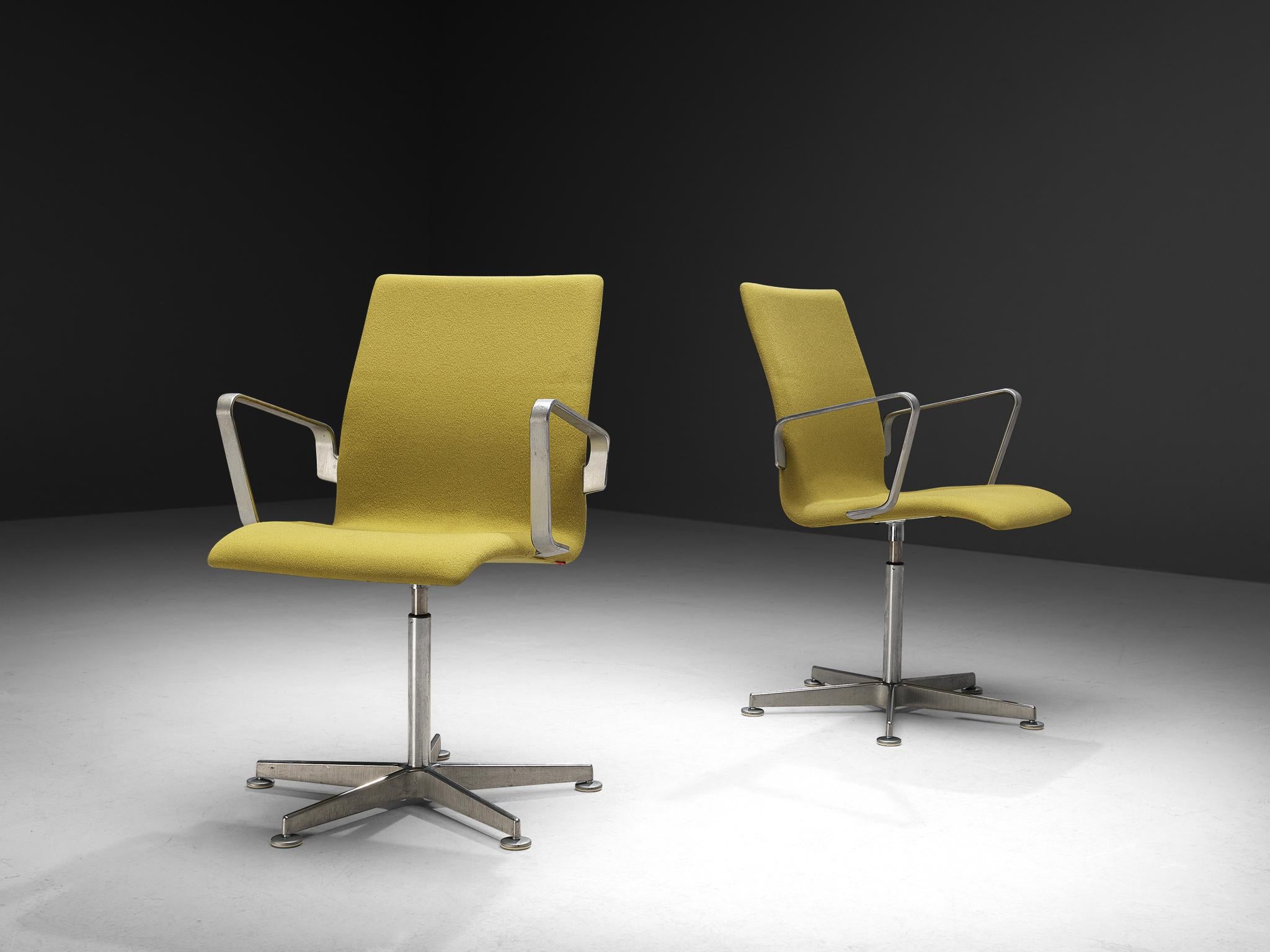 Danese Arne Jacobsen per Fritz Hansen Set di quattro sedie 'Oxford' in vendita