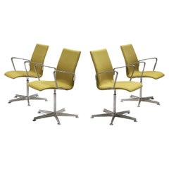 Arne Jacobsen para Fritz Hansen Juego de cuatro sillas "Oxford