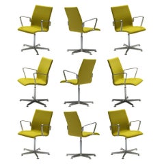 Arne Jacobsen for Fritz Hansen Set of 'Oxford' Chairs