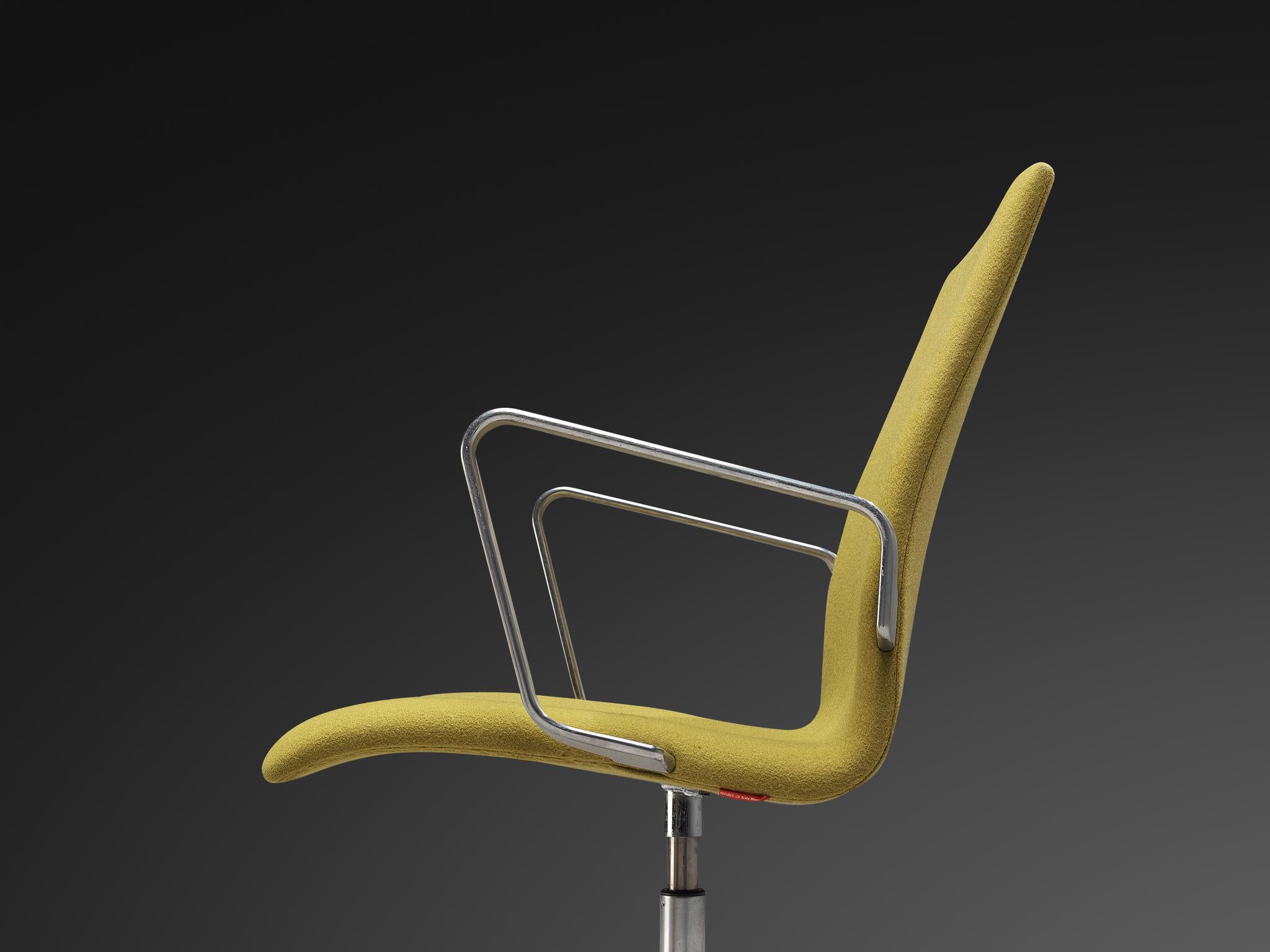Metallo Set di sei sedie 'Oxford' di Arne Jacobsen per Fritz Hansen in vendita