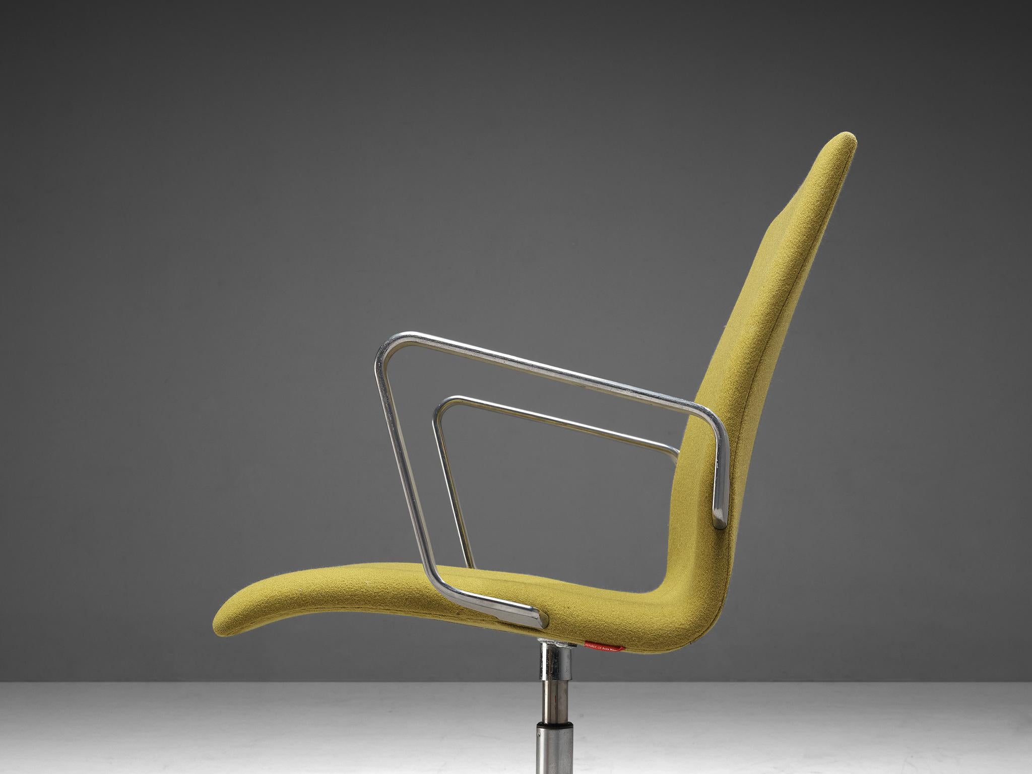 Arne Jacobsen for Fritz Hansen Set of Six 'Oxford' Chairs 1