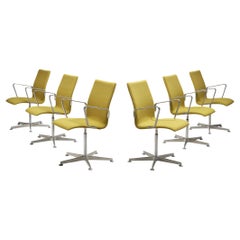 Arne Jacobsen para Fritz Hansen Juego de seis sillas "Oxford