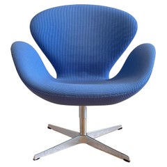 Arne Jacobsen for Fritz Hansen Swan Chair in Periwinkle
