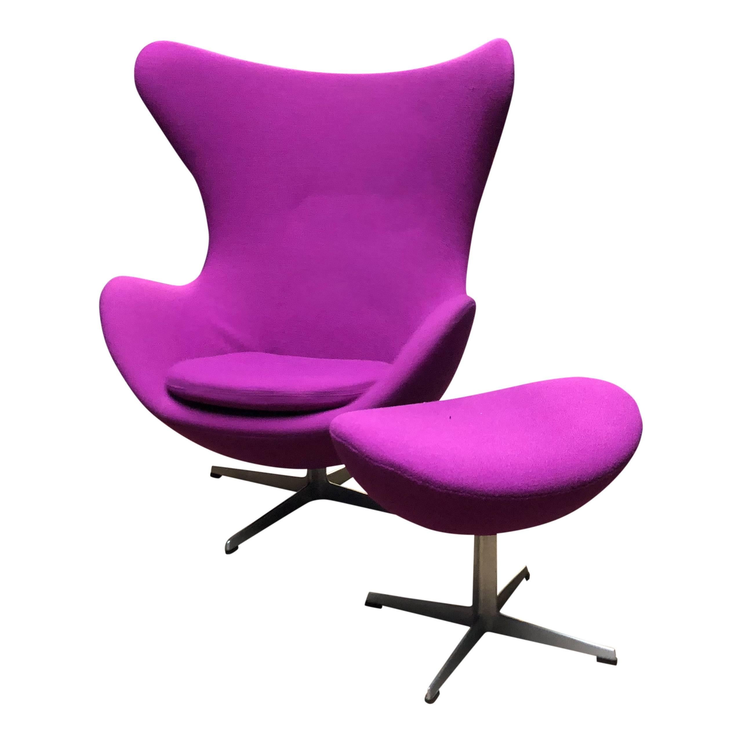 Arne Jacobsen for Fritz Hansen Vintage Egg Chair For Sale at 1stDibs