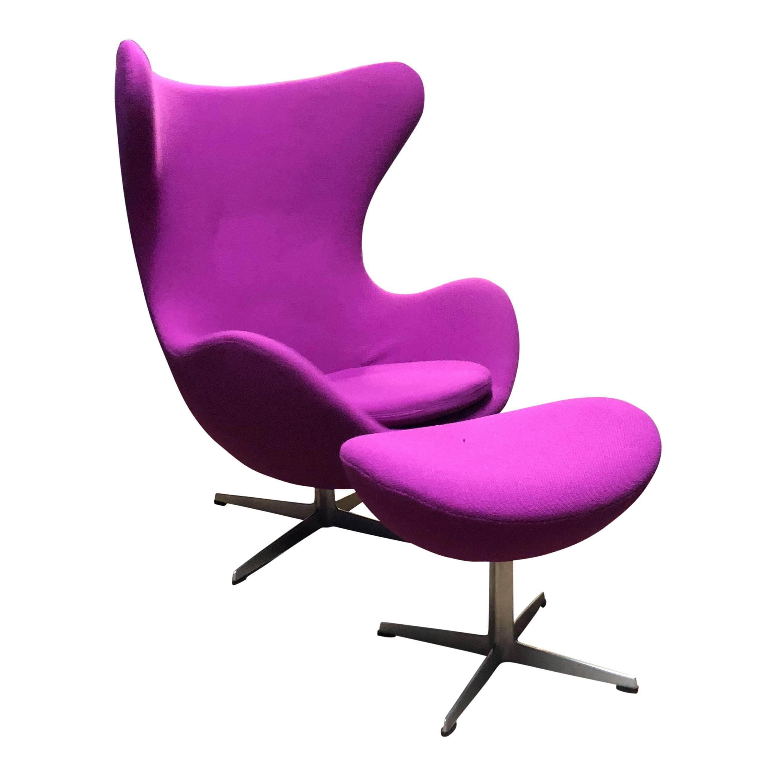 Arne Jacobsen for Fritz Hansen Vintage Egg Chair For Sale at 1stDibs