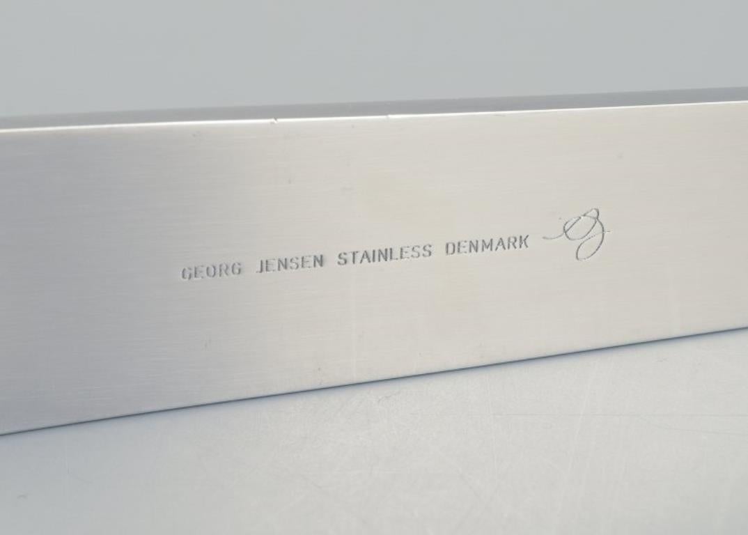 20th Century Arne Jacobsen for Georg Jensen. Two long salad forks. Late 20th C. For Sale