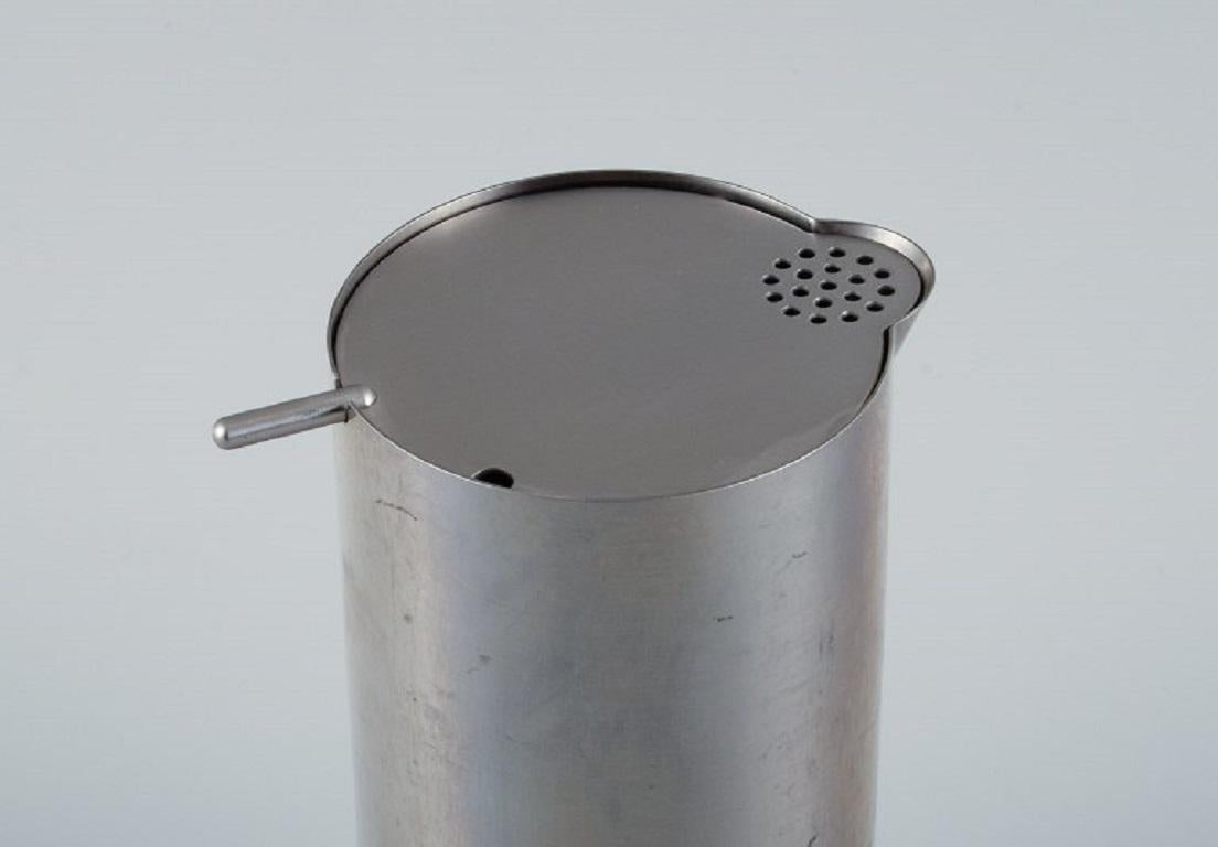 Scandinavian Modern Arne Jacobsen for Stelton, Cocktail Mixer in Stainless Steel, Approx. 1970s For Sale