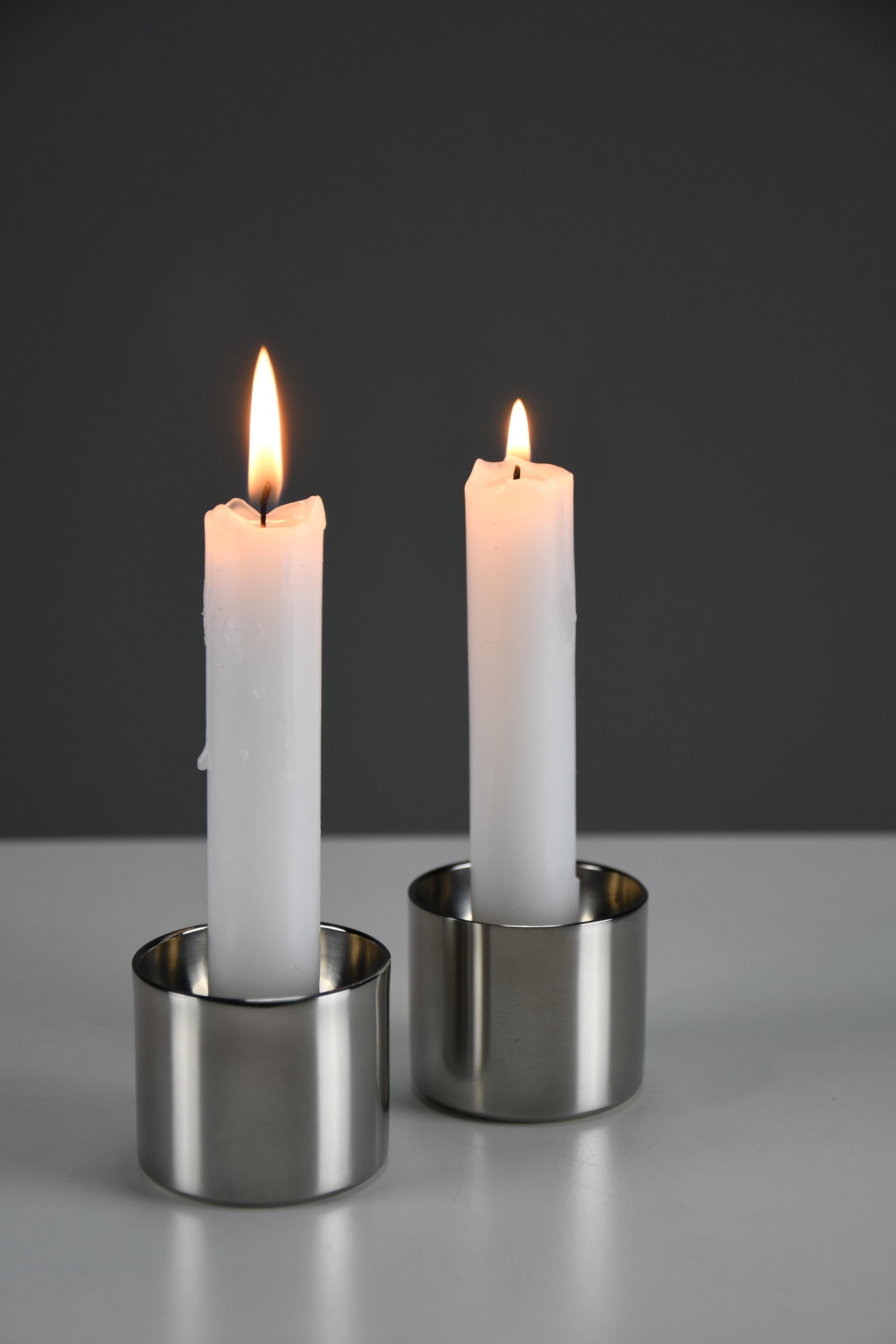 Arne Jacobsen per Stelton - Candelieri della linea Cylinda, 1964 in vendita 1