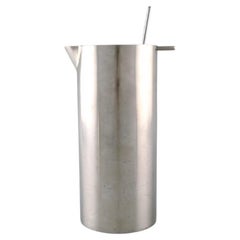 Retro Arne Jacobsen for Stelton cocktail mixer in stainless steel. Approx. 1970s